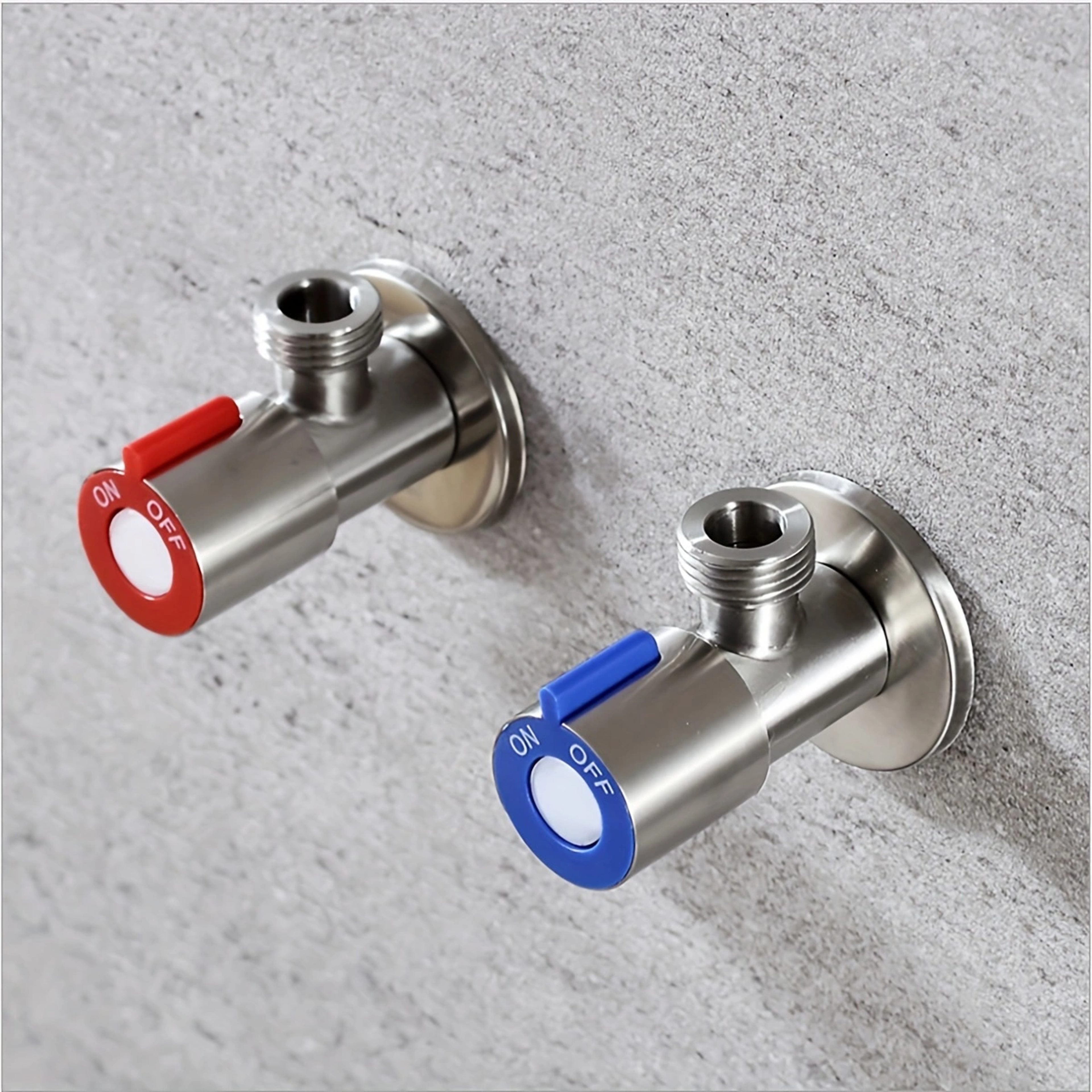 premium stainless steel angle valve large flow water stop triangle valve for toilet & bathroom plumbing