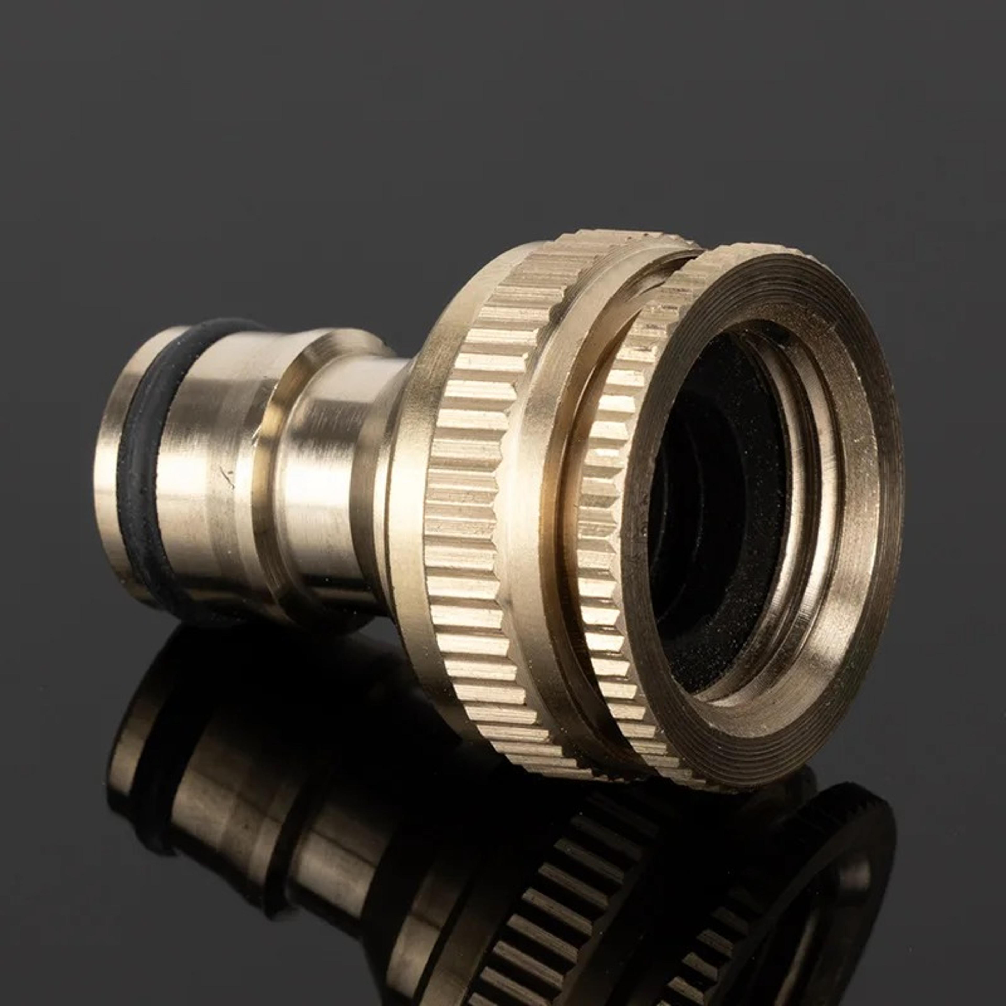 premium brass garden hose connector threaded garden hose adapter for watering & pressure washers