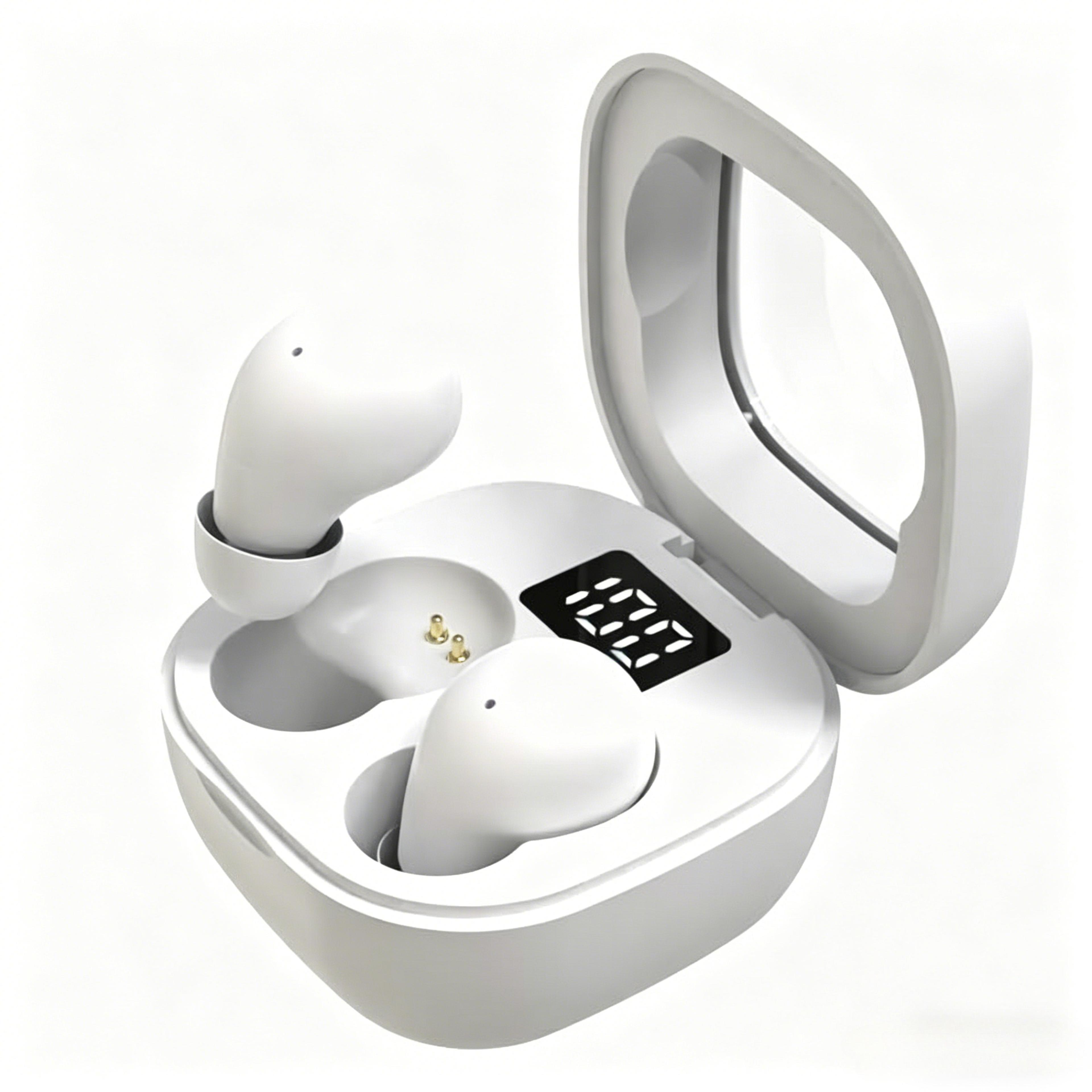 invisible bluetooth earbuds wireless noise cancelling mini headset with hd microphone
