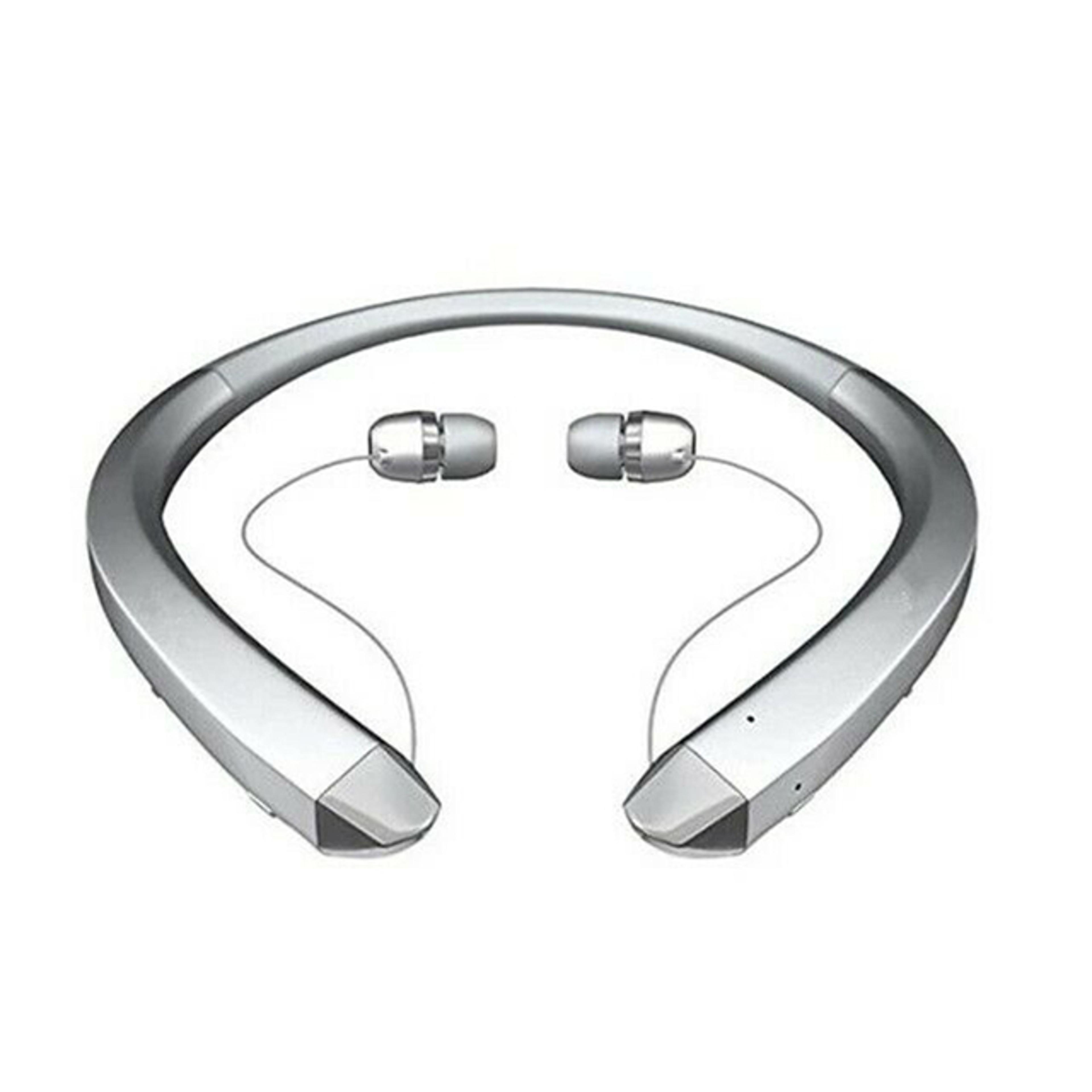 bluetooth neckband headphones with microphone, noise isolation & sweatproof sports design