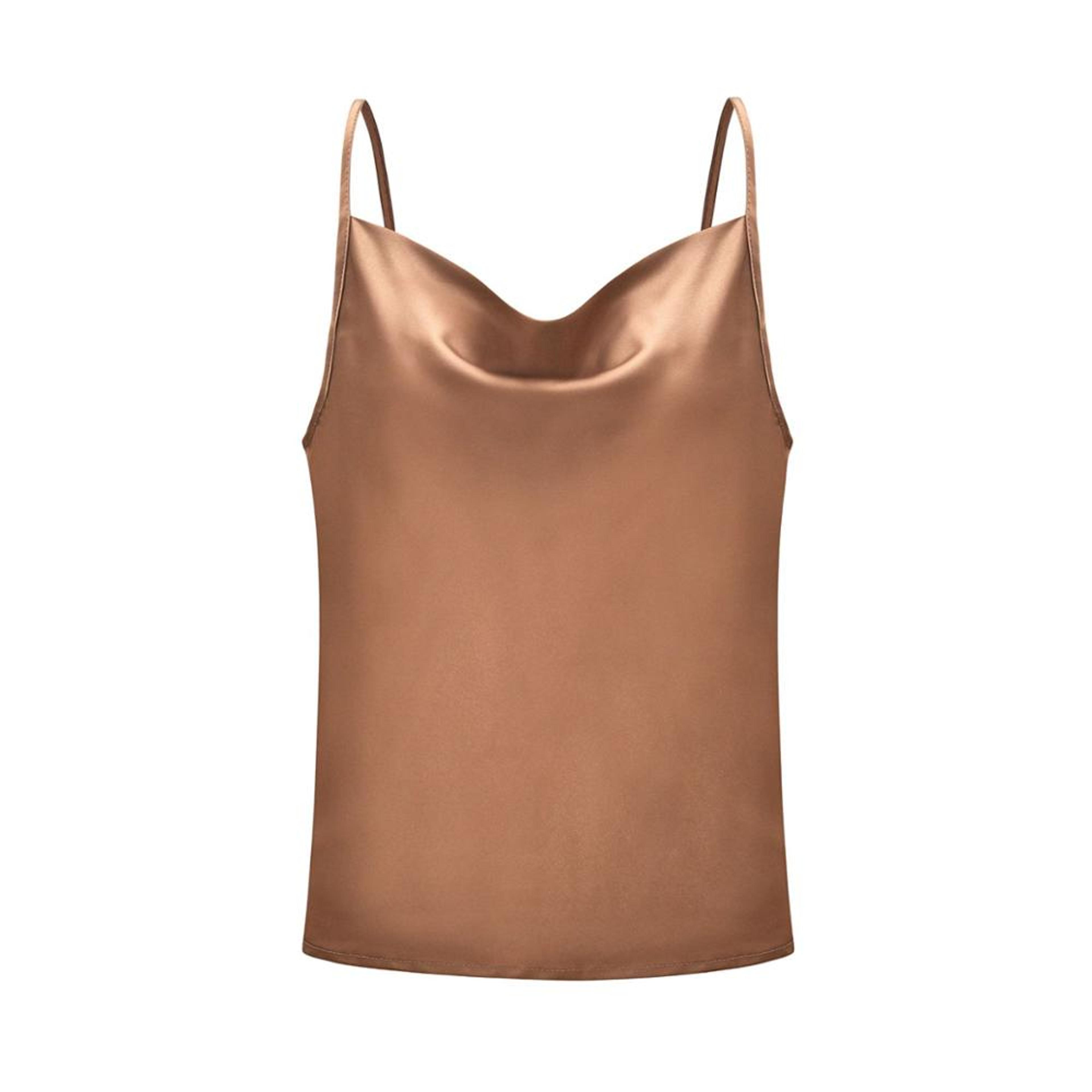 silky satin camisole for women spaghetti strap summer tank top