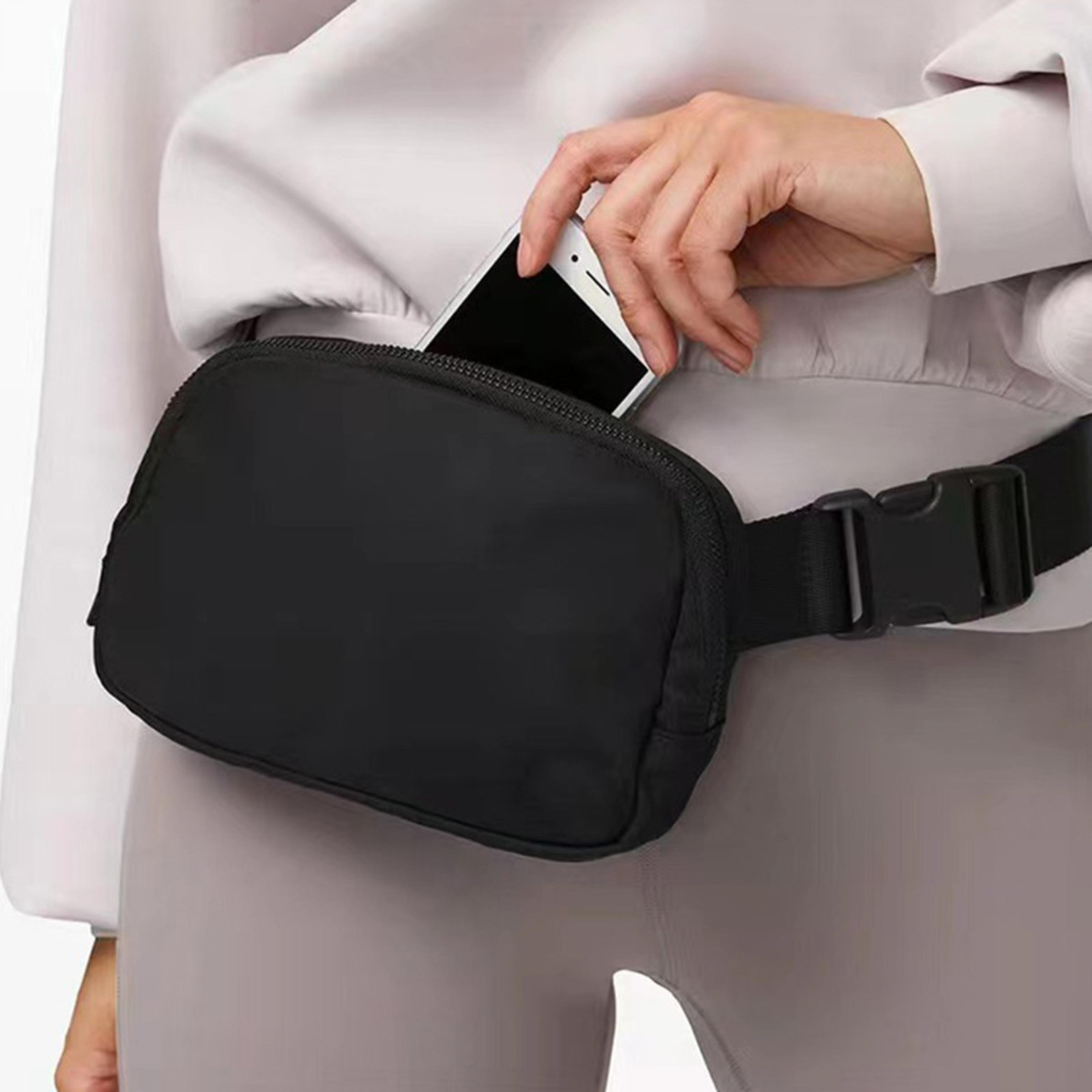 waist bag crossbody chest pack for travel, running & everyday carry