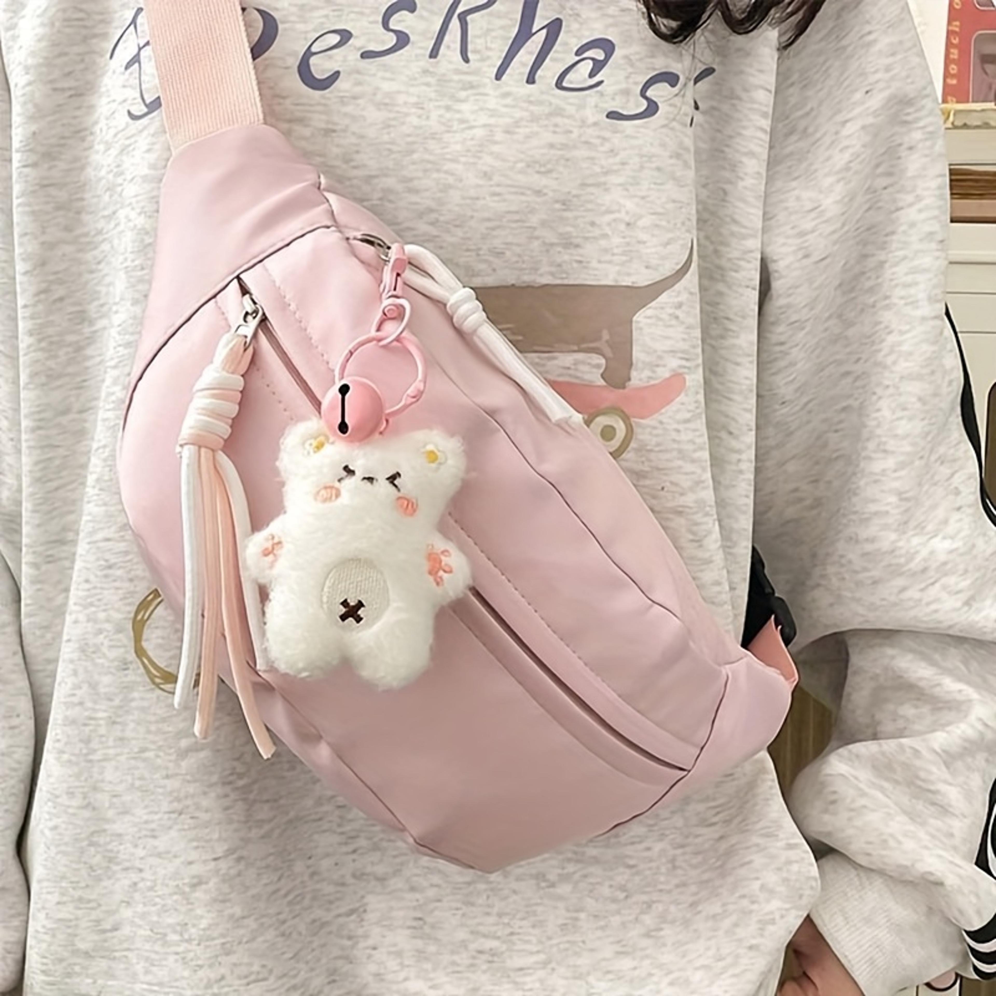 style women's crossbody bag lightweight nylon chest & sling bag for everyday travel
