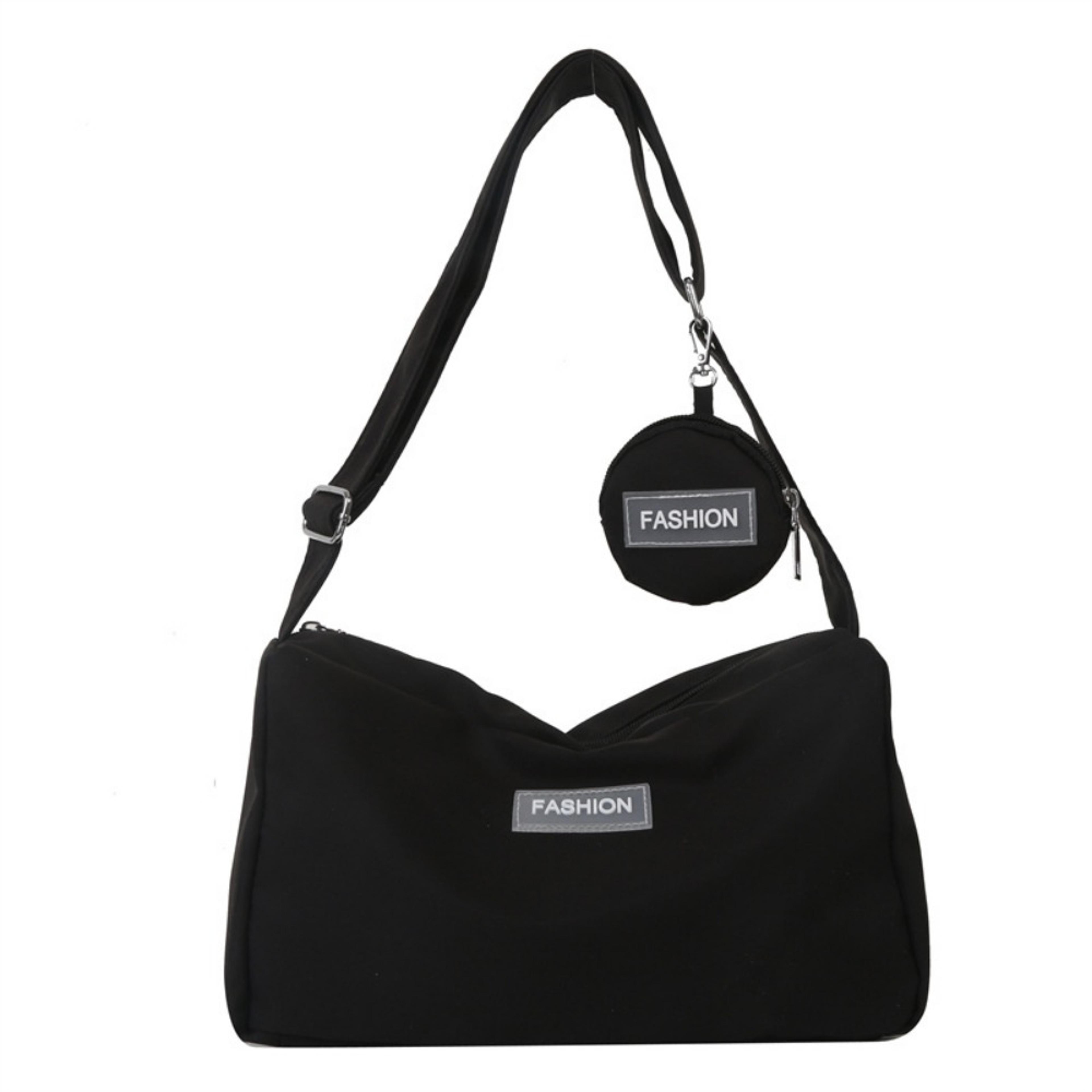 korean style crossbody bag large capacity lightweight oxford everyday shoulder bag