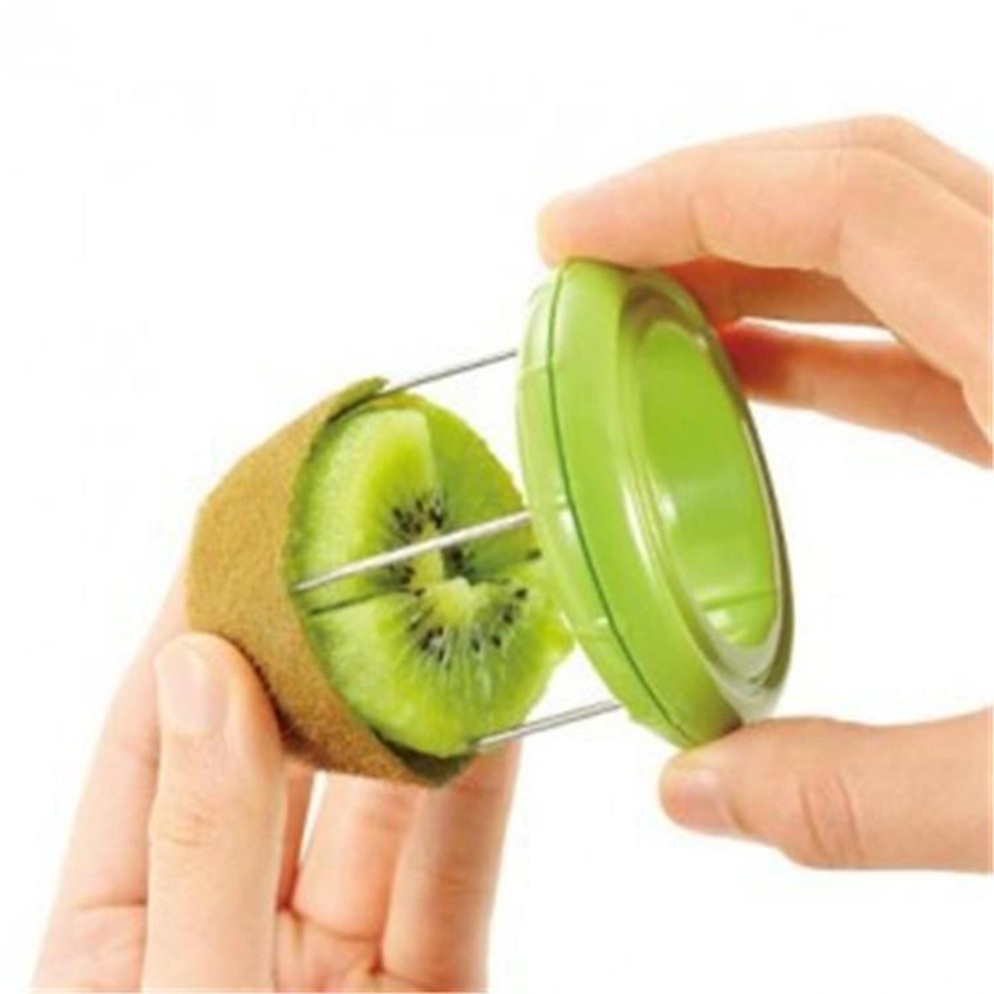 premium kiwi cutter with detachable kiwi cutter and fruit peeler tool for easy slicing