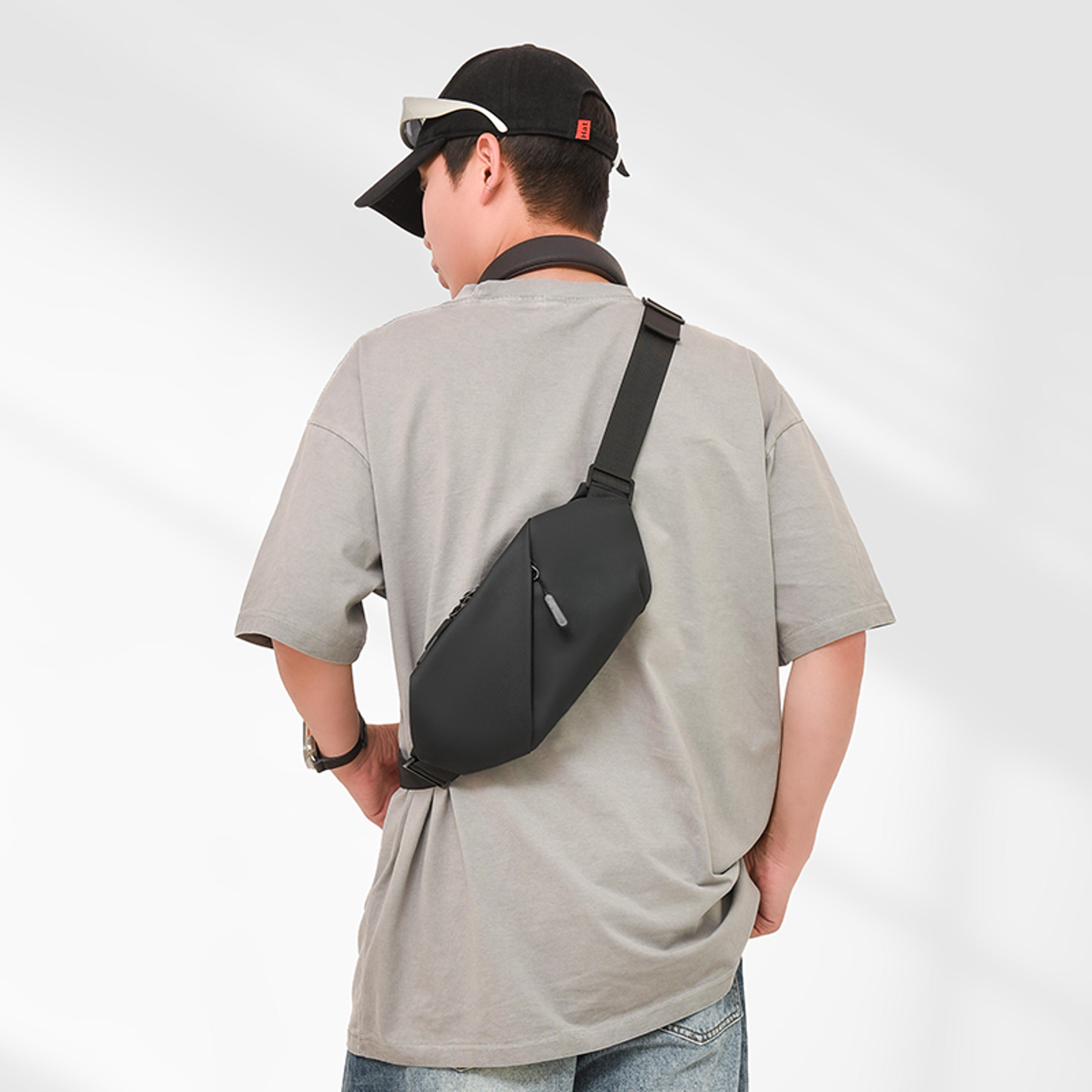 waterproof running belt bag crossbody sling for men