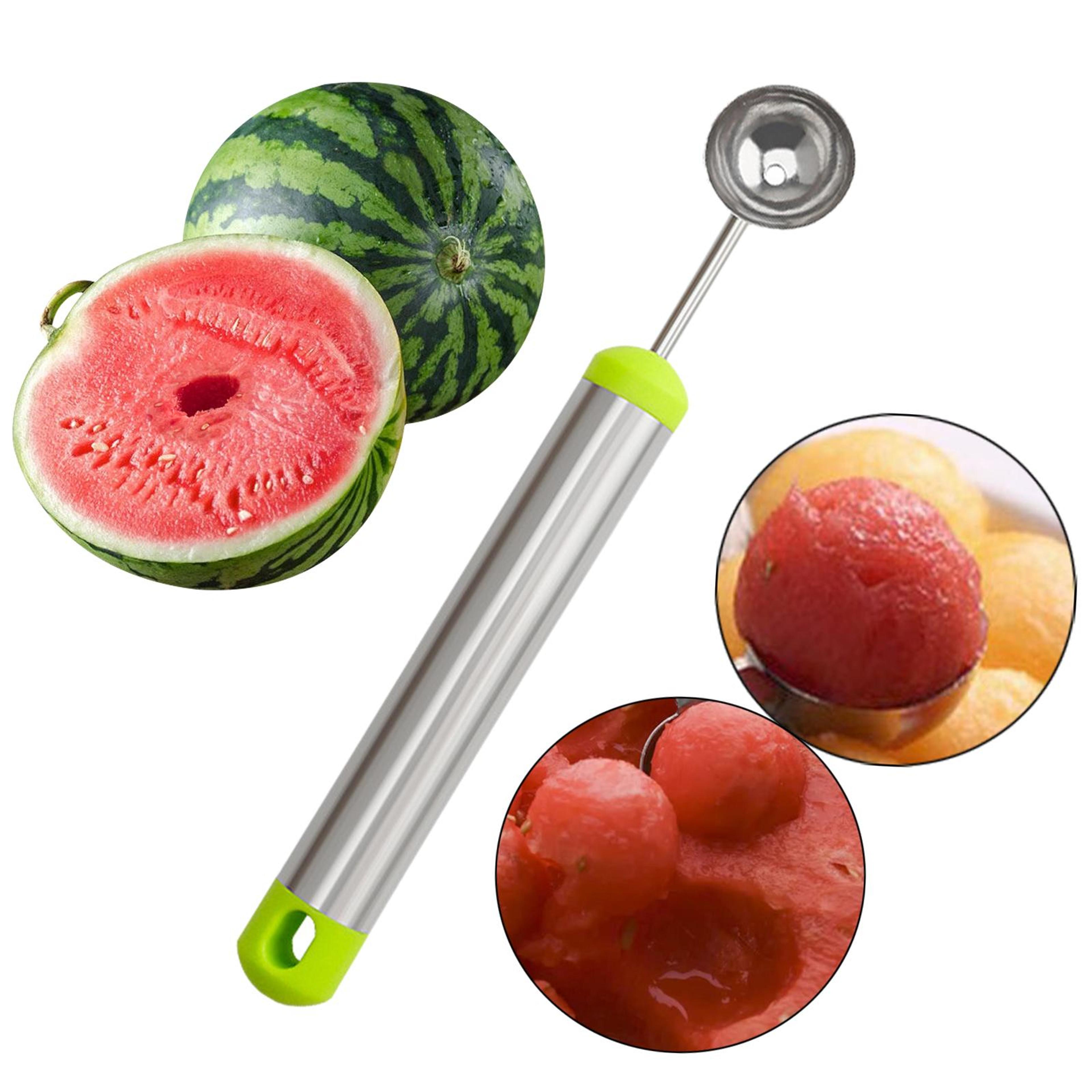 premium melon baller & fruit scooper for watermelon, cantaloupe, ice cream & more