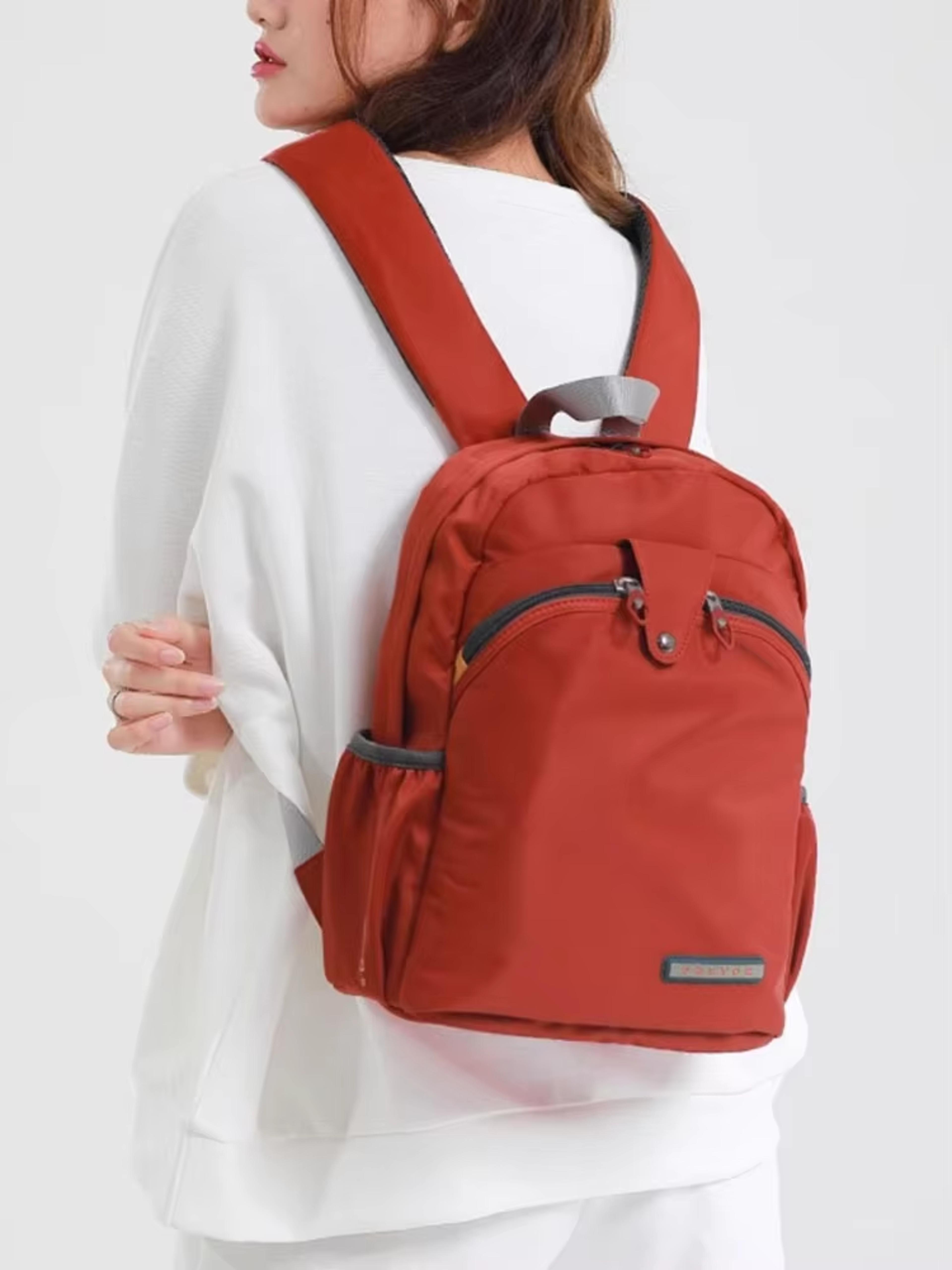 women's backpack large capacity nylon casual travel & school backpack