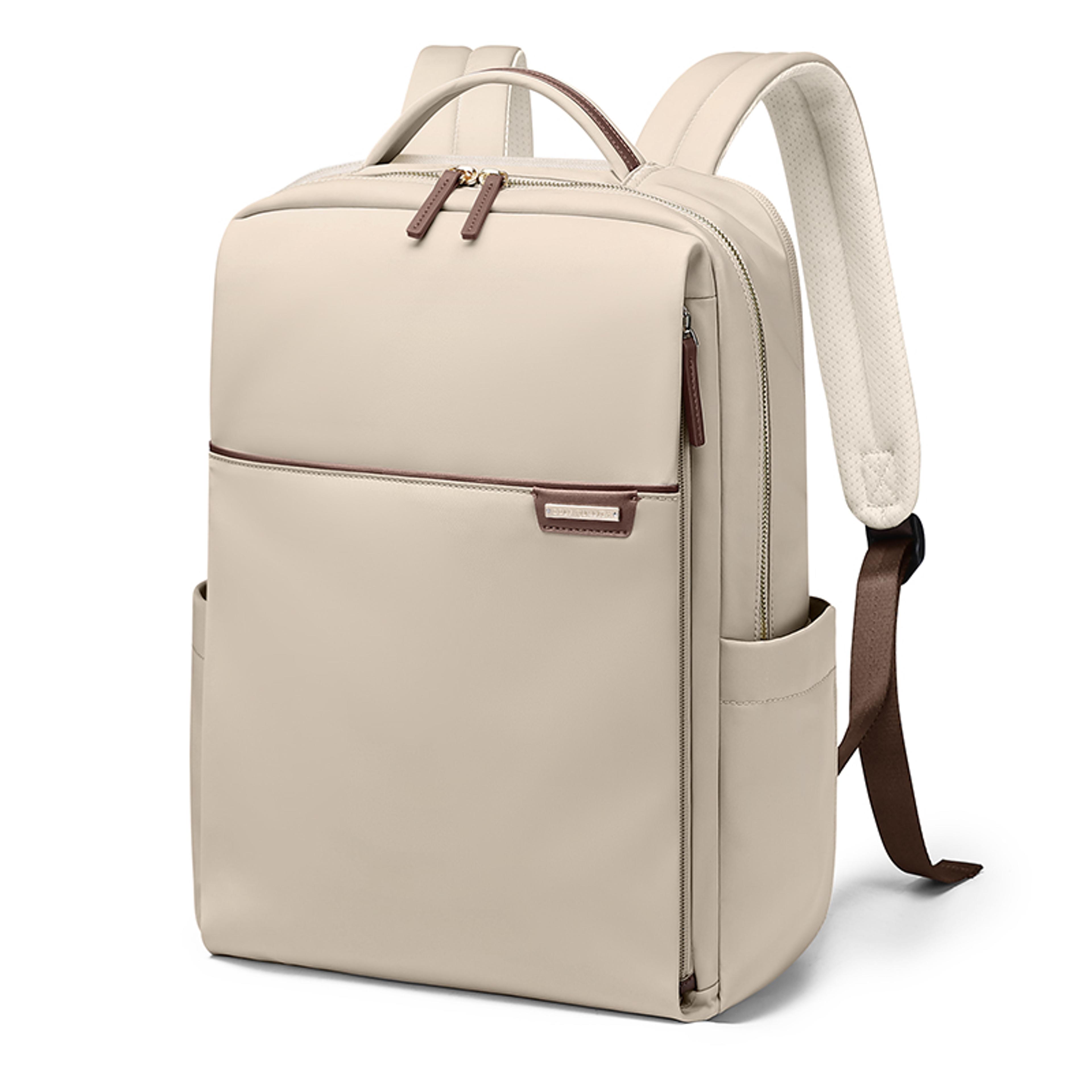 elegant women's laptop backpack for 16 inch laptop waterproof work & travel bag