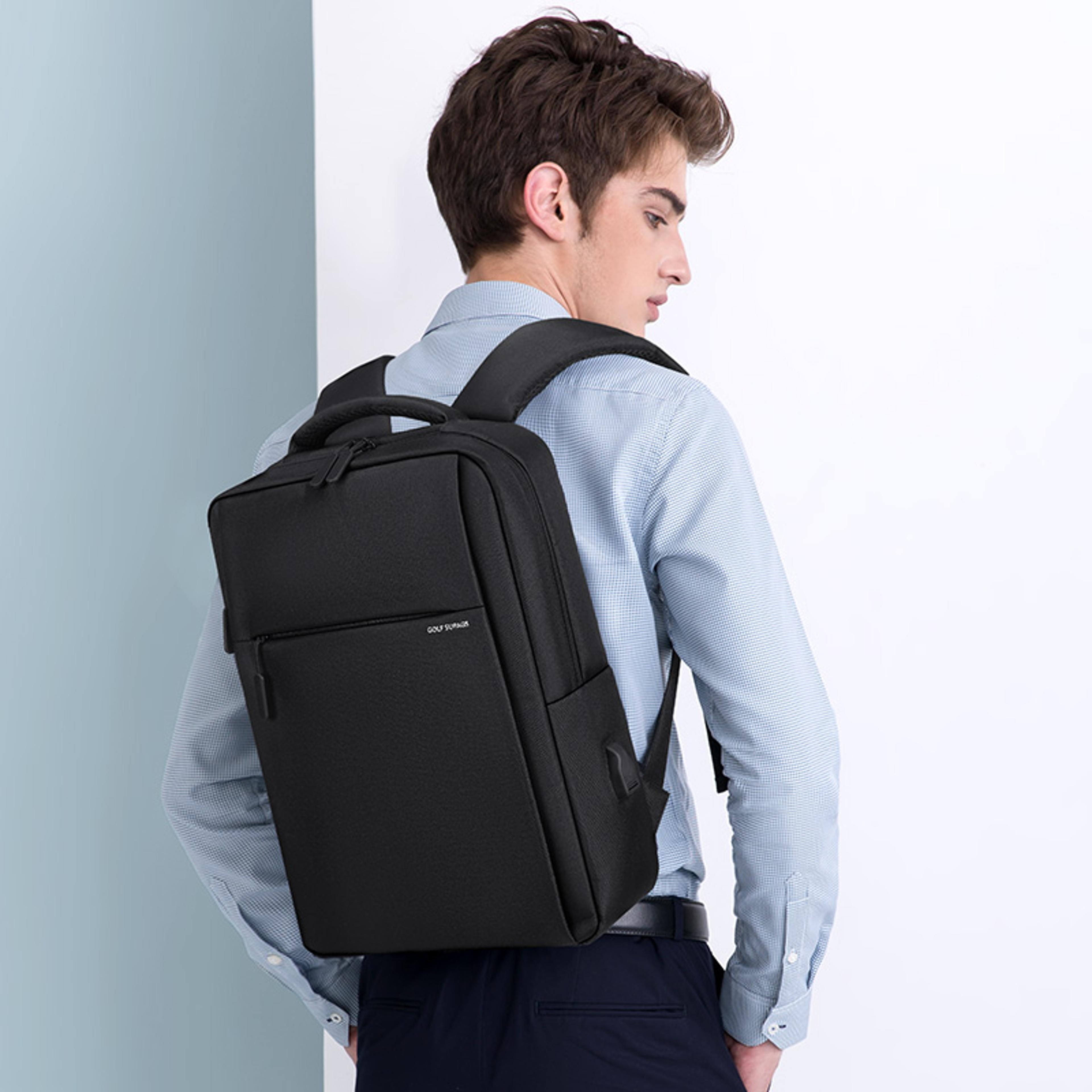 business laptop backpack for laptops with usb charging, waterproof travel & work backpack