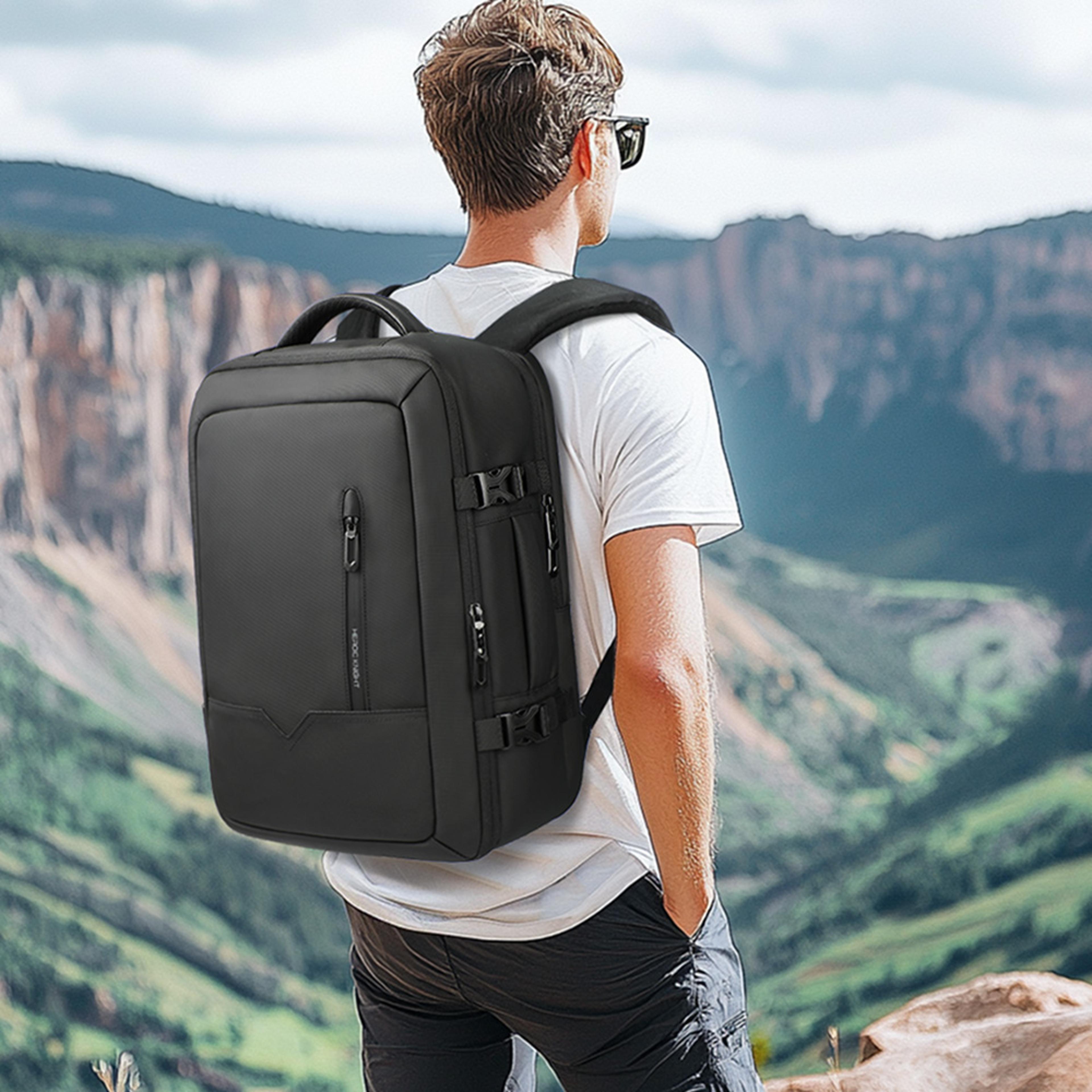 laptop backpack waterproof business travel carry on backpack with usb port
