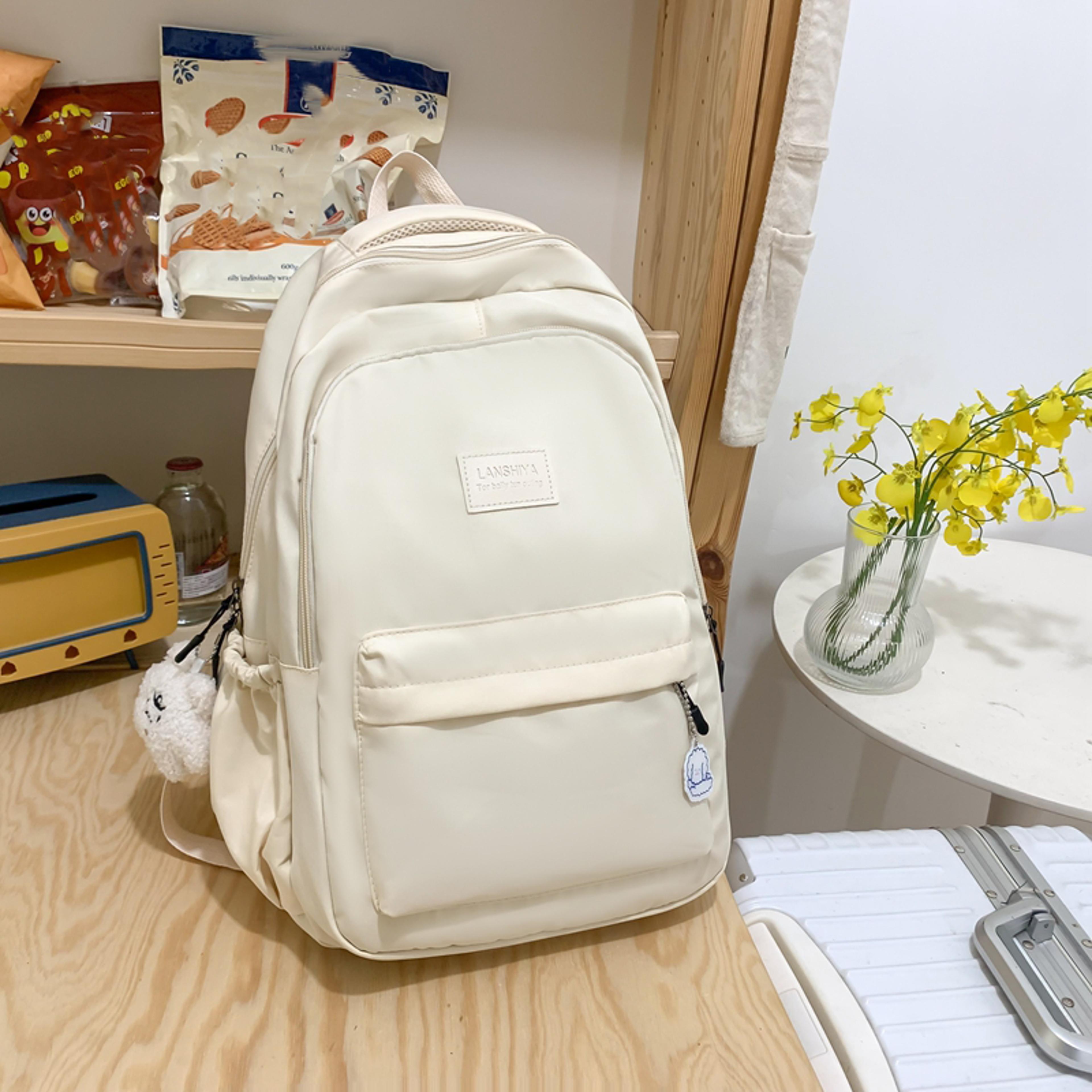 lightweight school backpack for girls, multi pocket nylon backpack back to school backpack