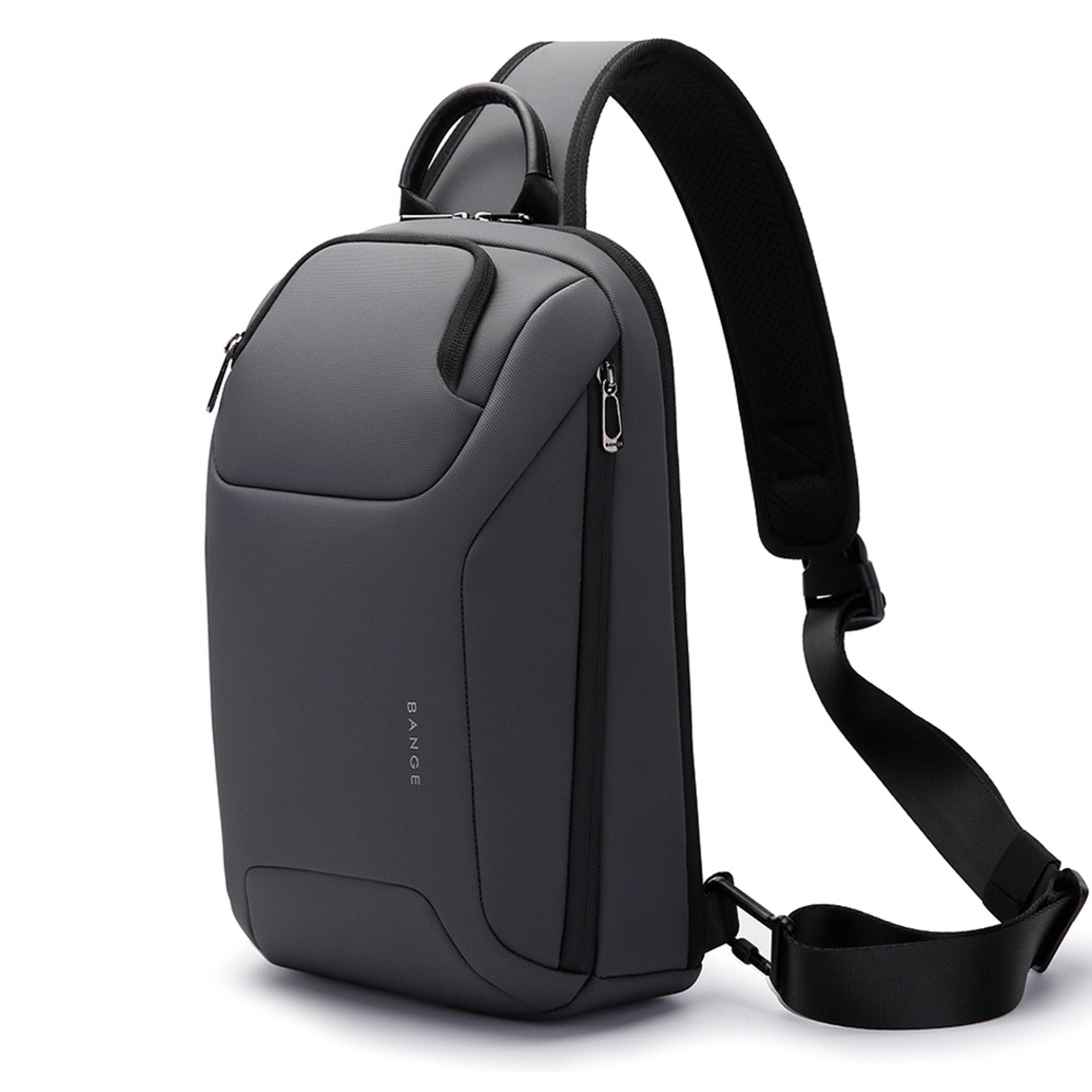 men chest bag waterproof crossbody bag for men with usb port, back to school backpack everyday sling