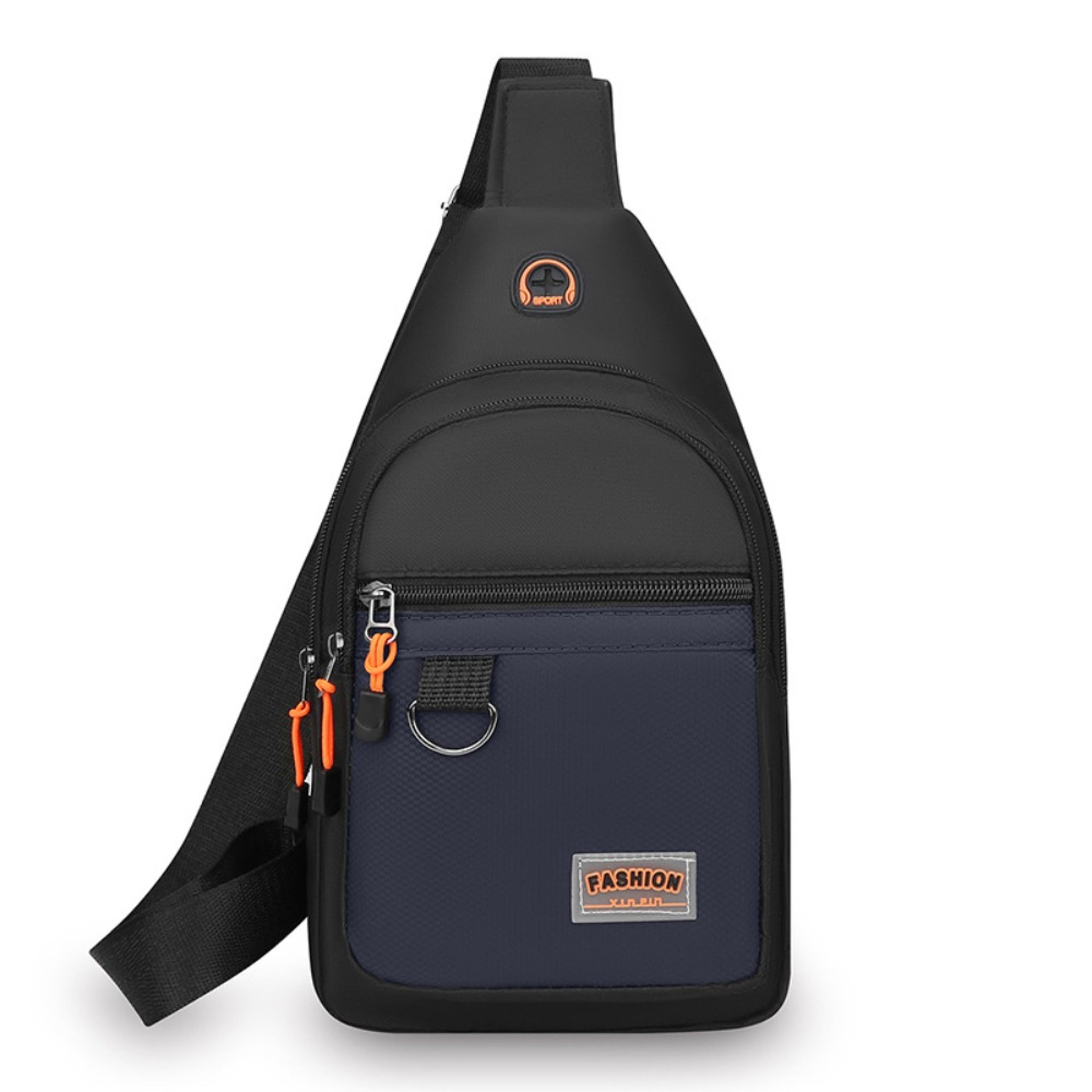 men's crossbody bag large capacity travel sling bag with adjustable strap, back to school backpack