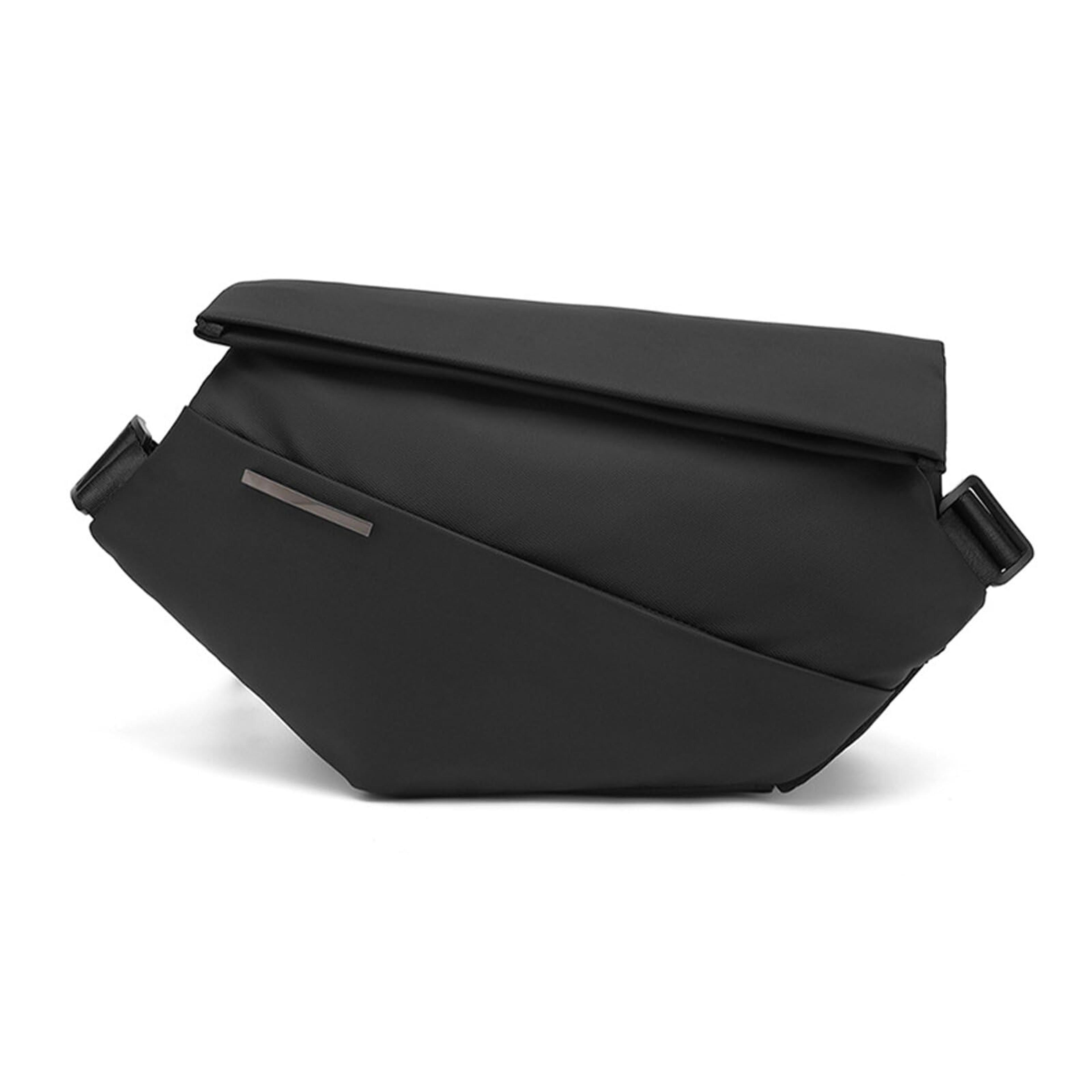 men's sling bag for travel & work, back to school backpack waterproof crossbody motorcycle chest bag