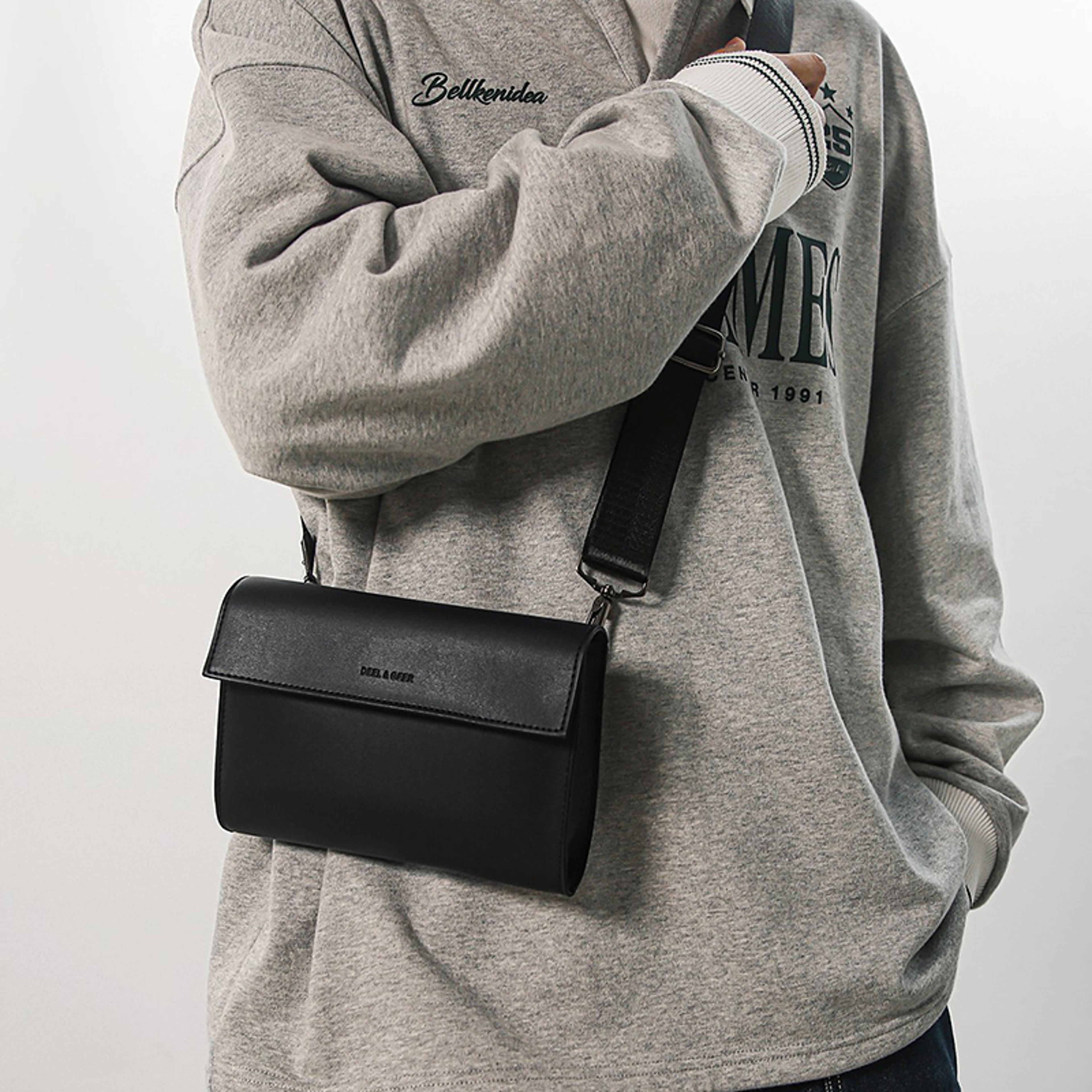 vintage leather messenger bag for men, back to school backpack business briefcase crossbody shoulder bag