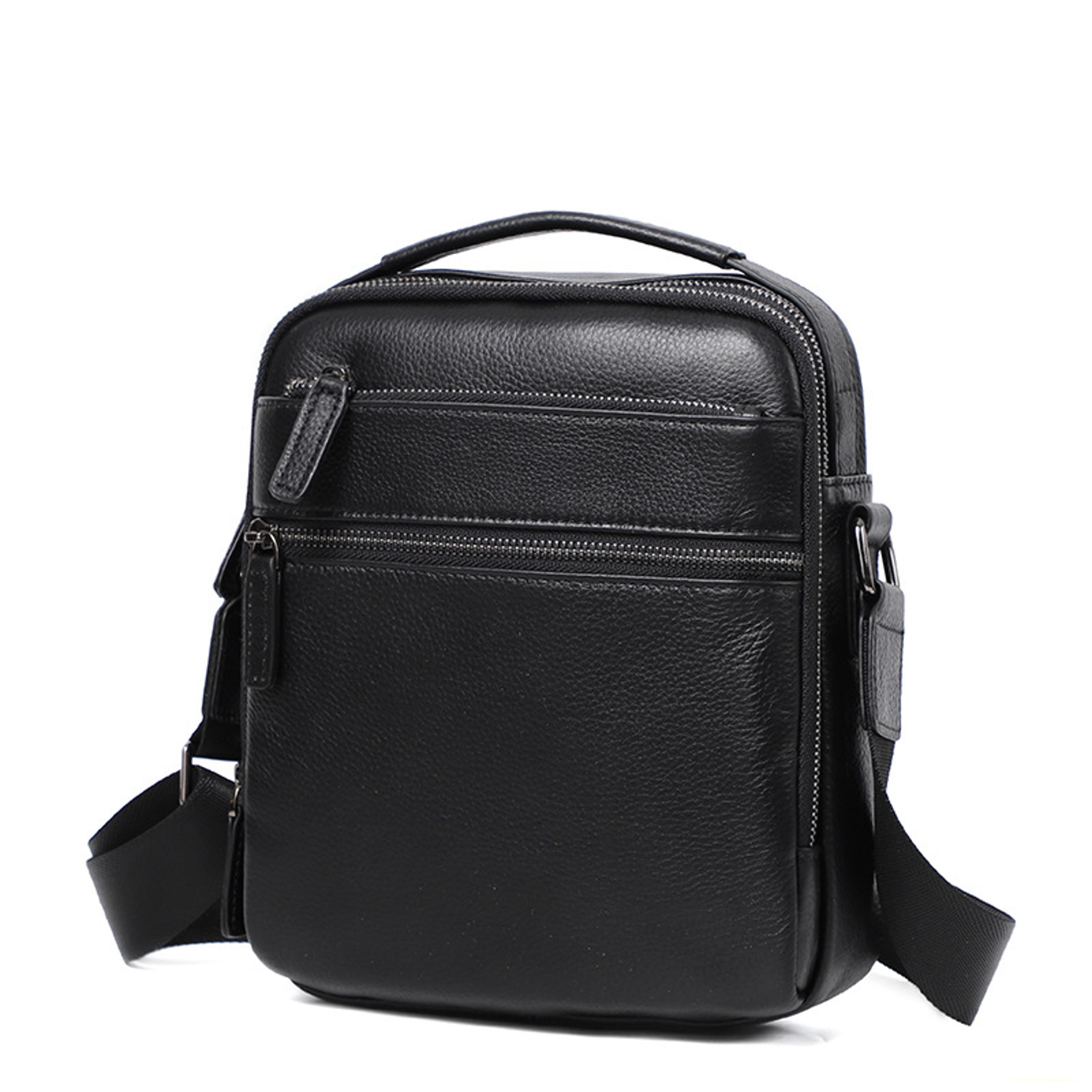 vintage genuine leather messenger bag for men premium cowhide crossbody shoulder sling bag