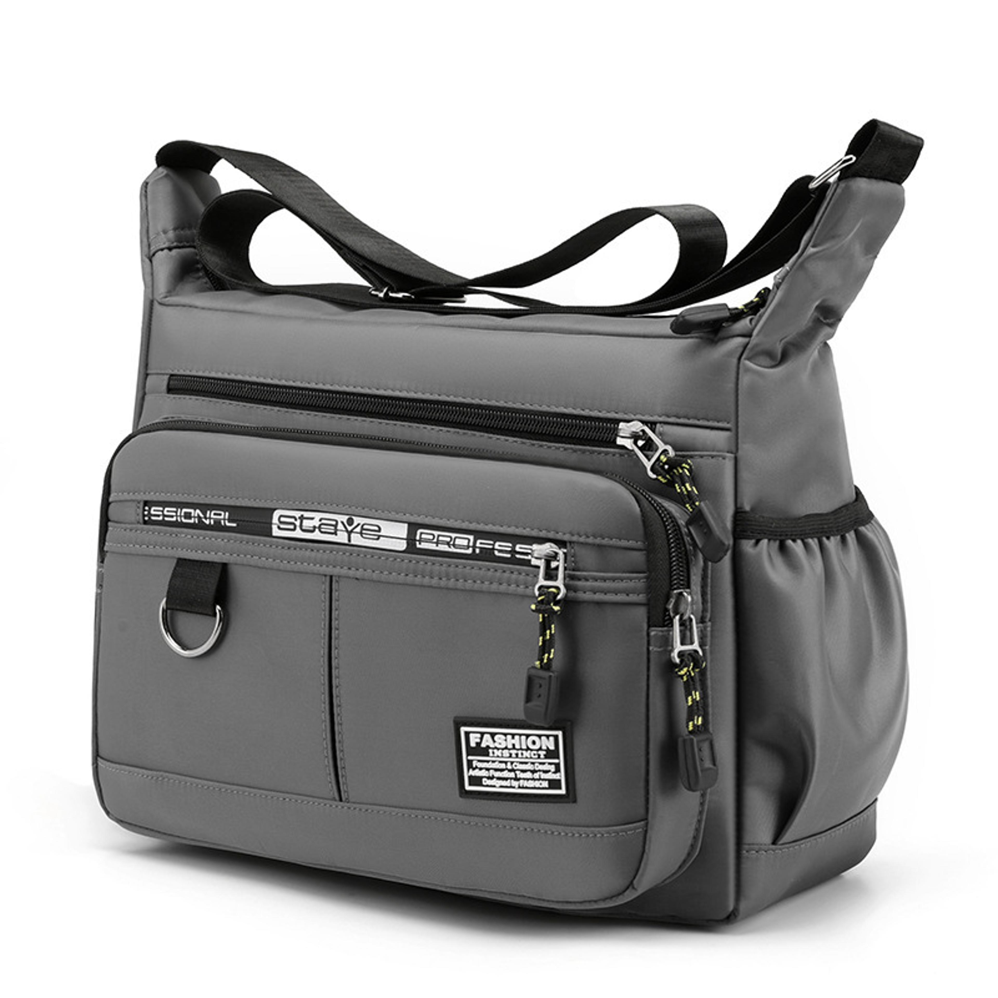 men's waterproof messenger bag, crossbody shoulder sling pack for work and travel