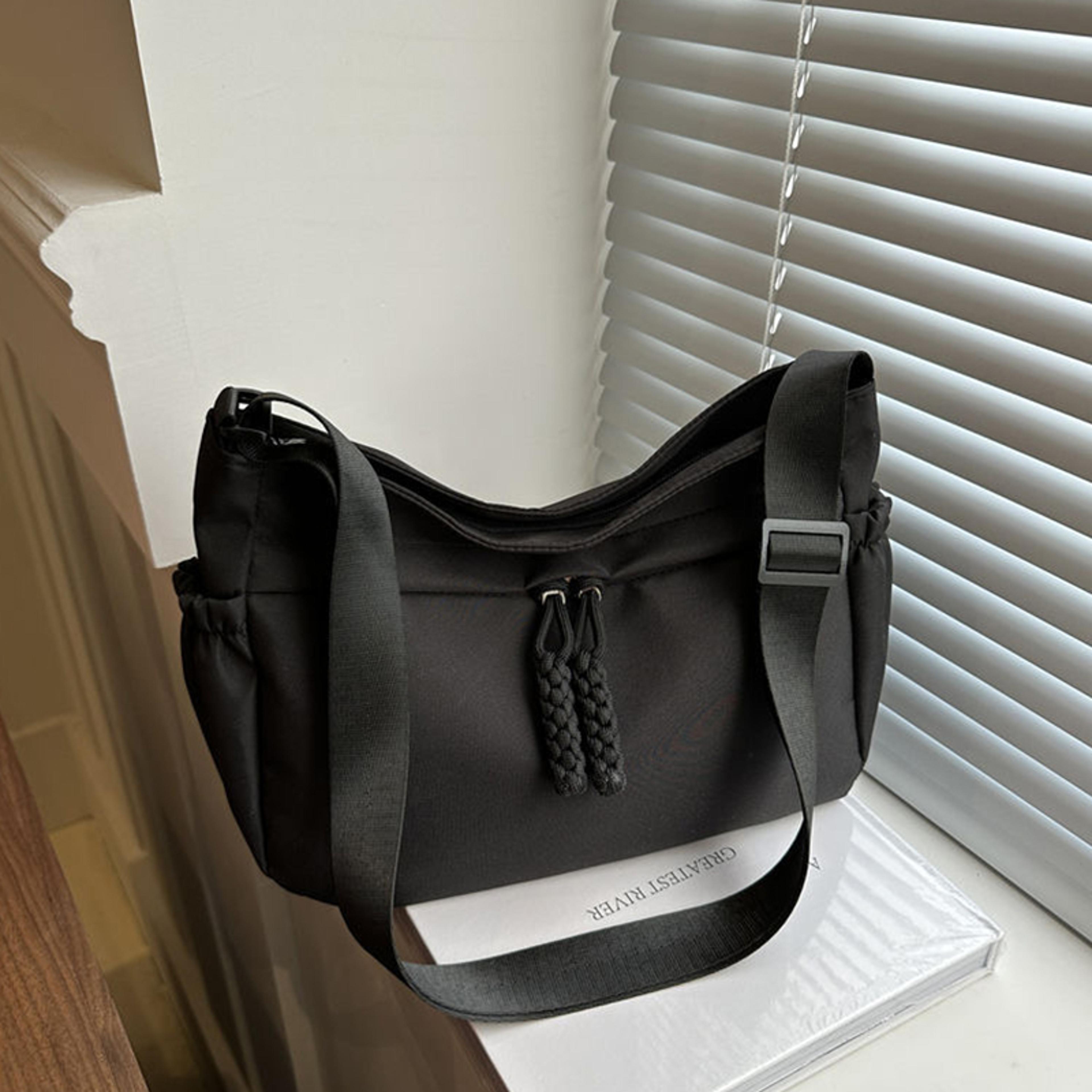 women's nylon crossbody bag large capacity hobo shoulder purse adjustable strap everyday handbag