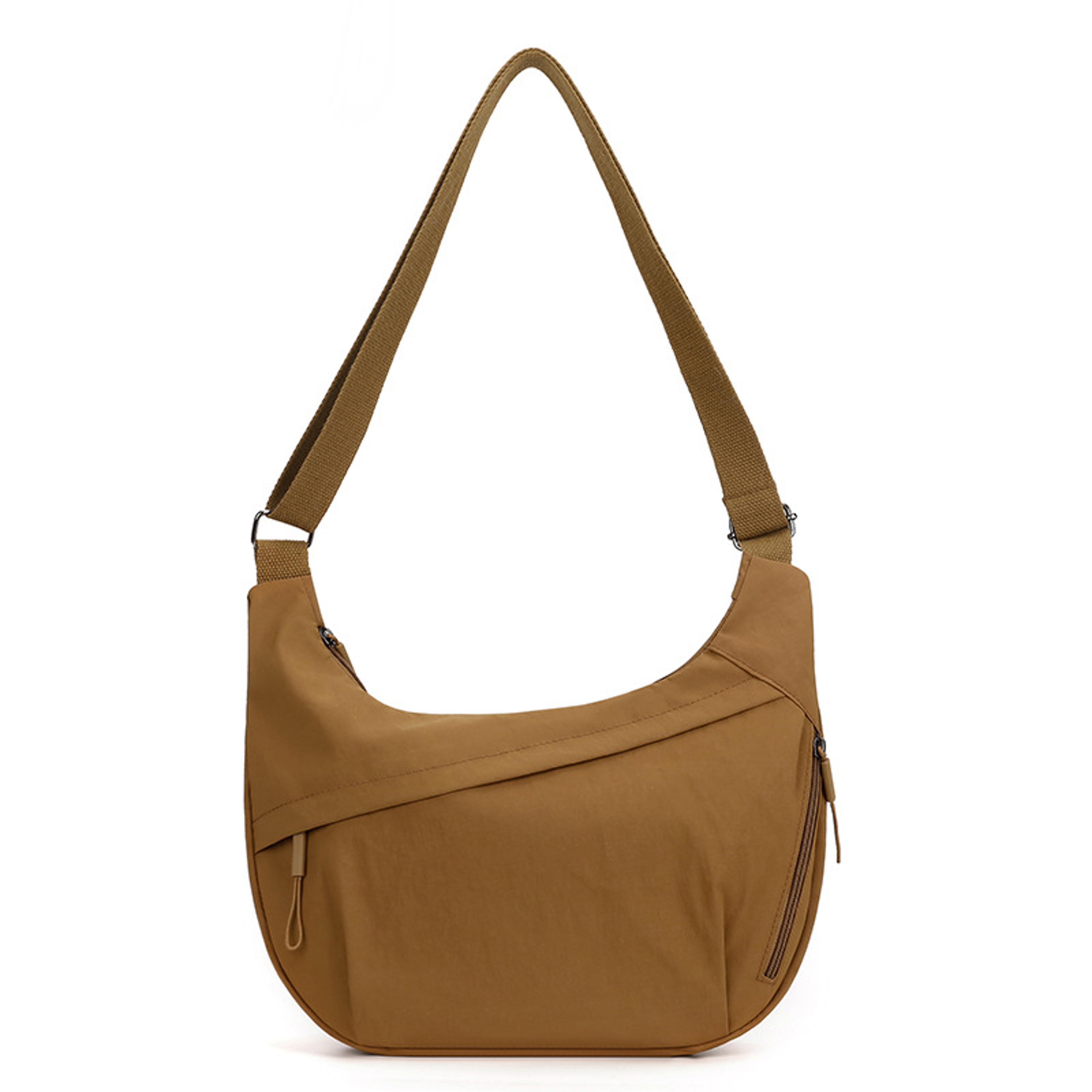 large capacity nylon women shoulder bag, korean style hobo crossbody bag casual tote purse
