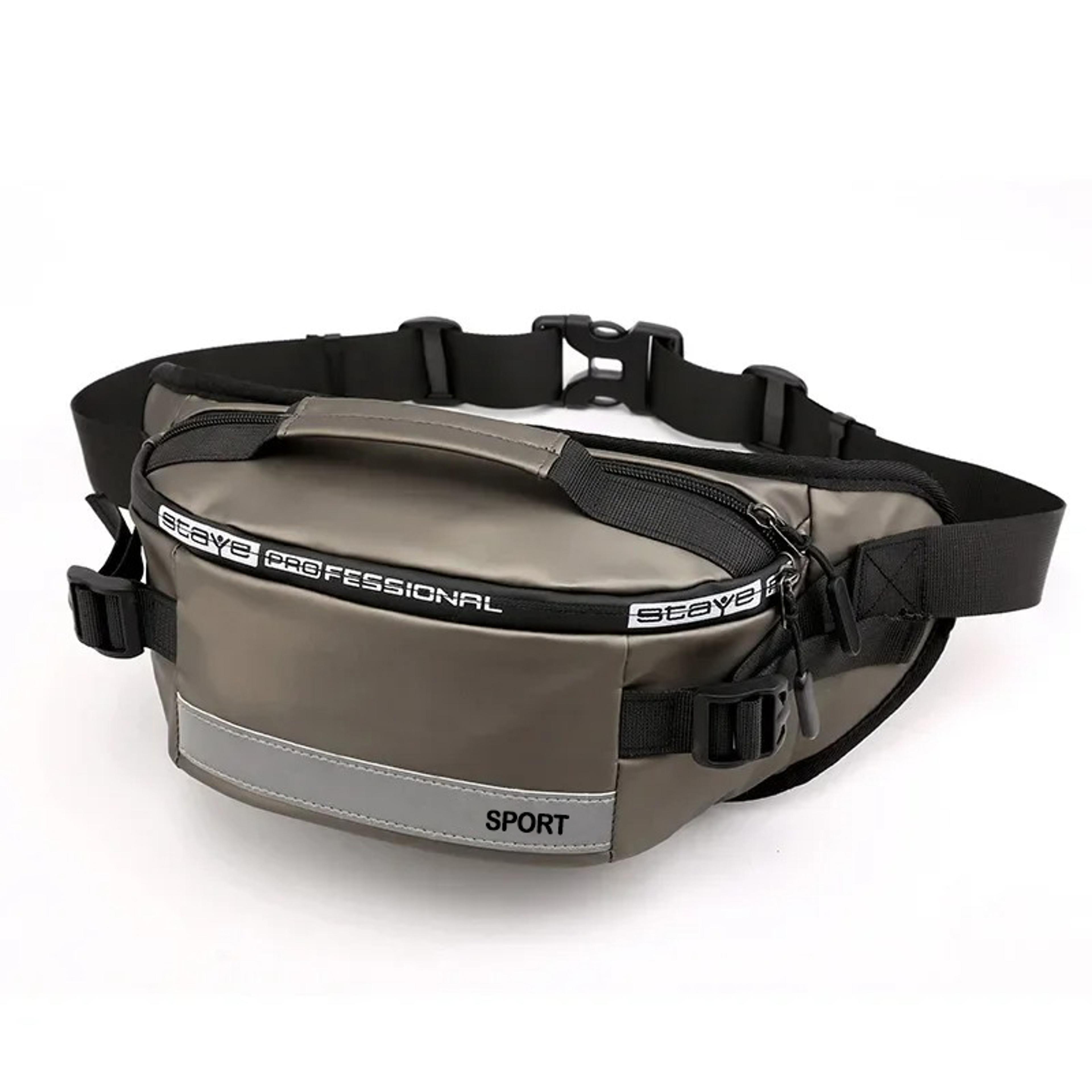 men anti theft close fitting waist bag multi functional nylon chest pack