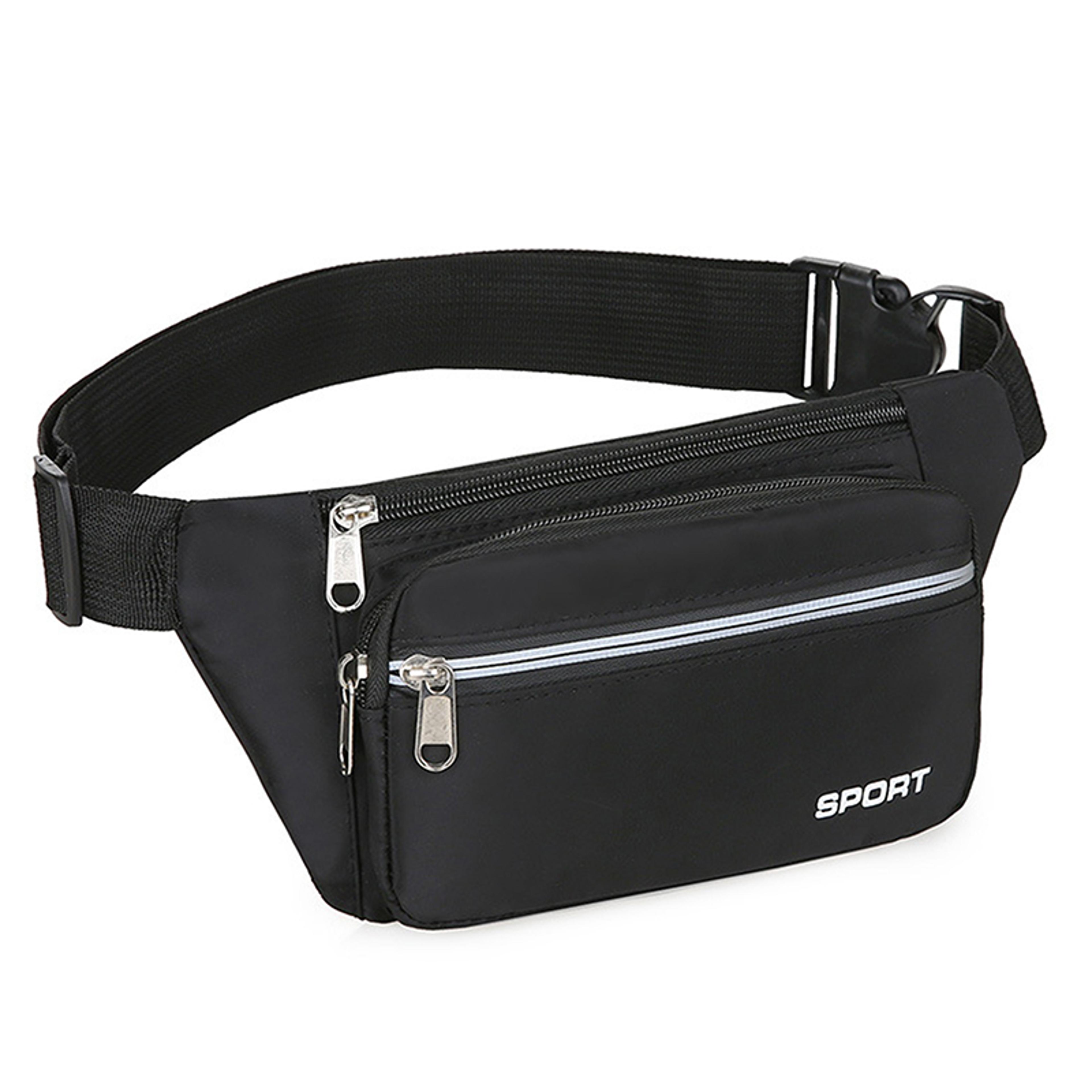 unisex travel waist bag large phone belt bag