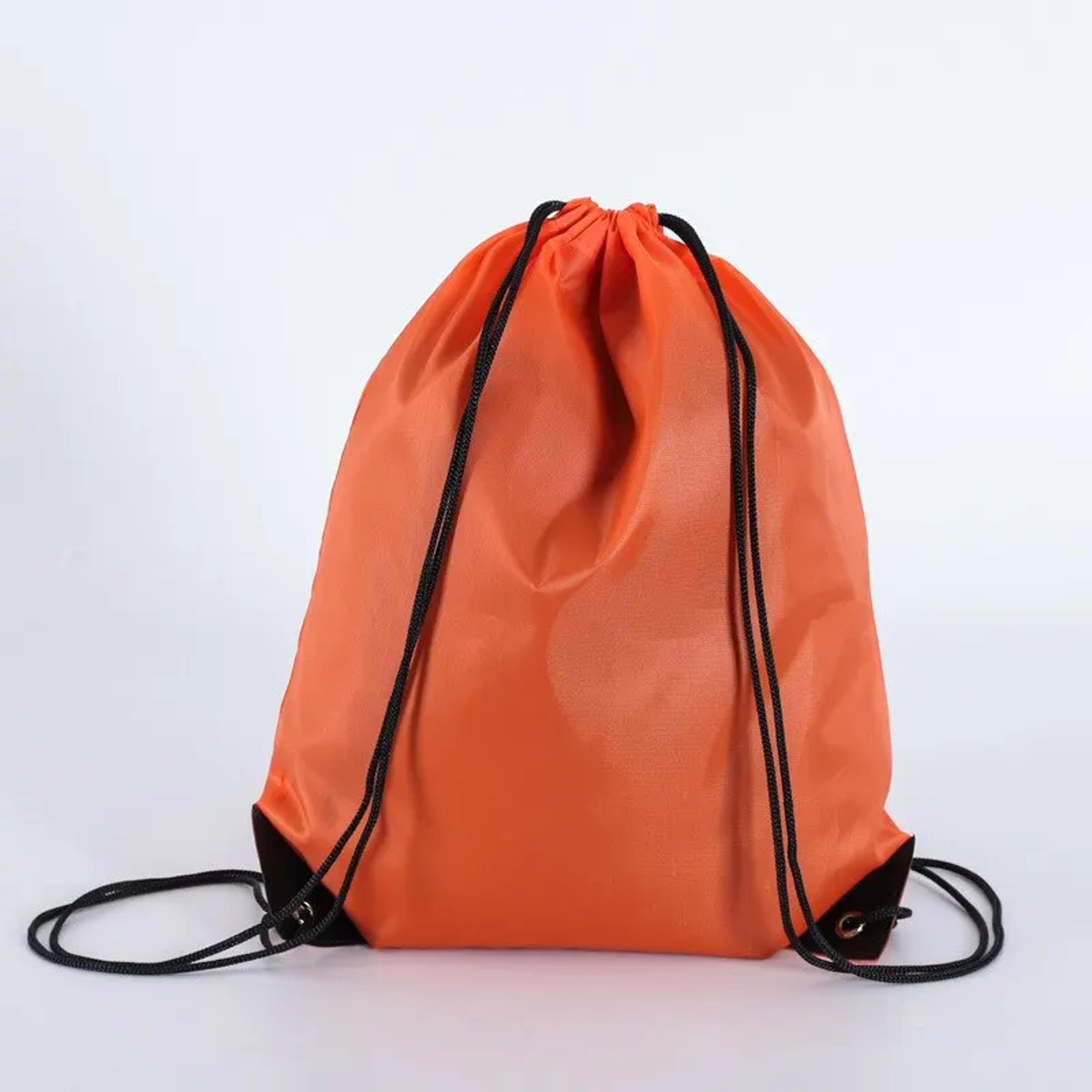 eco friendly portable cinch backpack for gym and outdoors