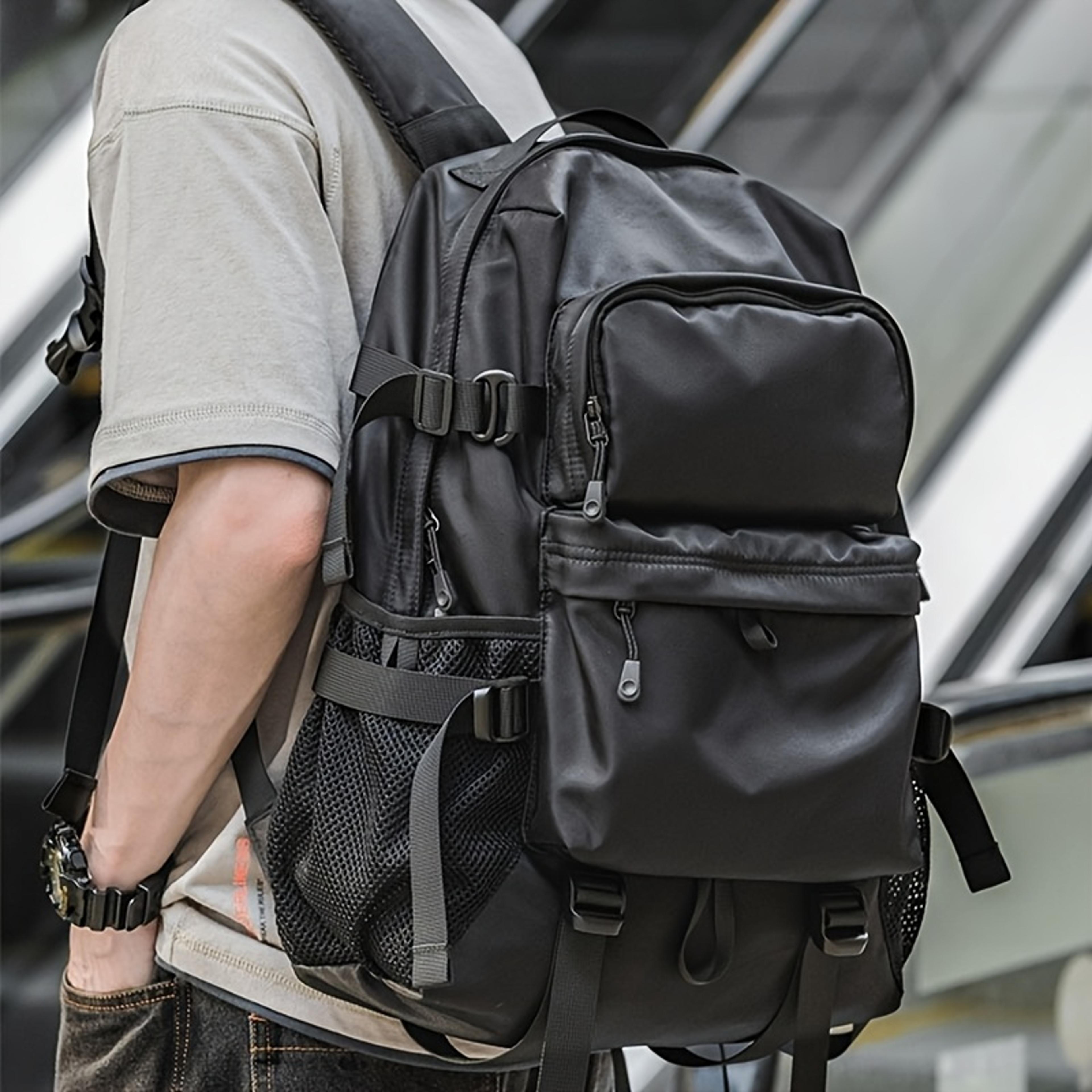 airline approved travel backpack with dedicated shoe compartment