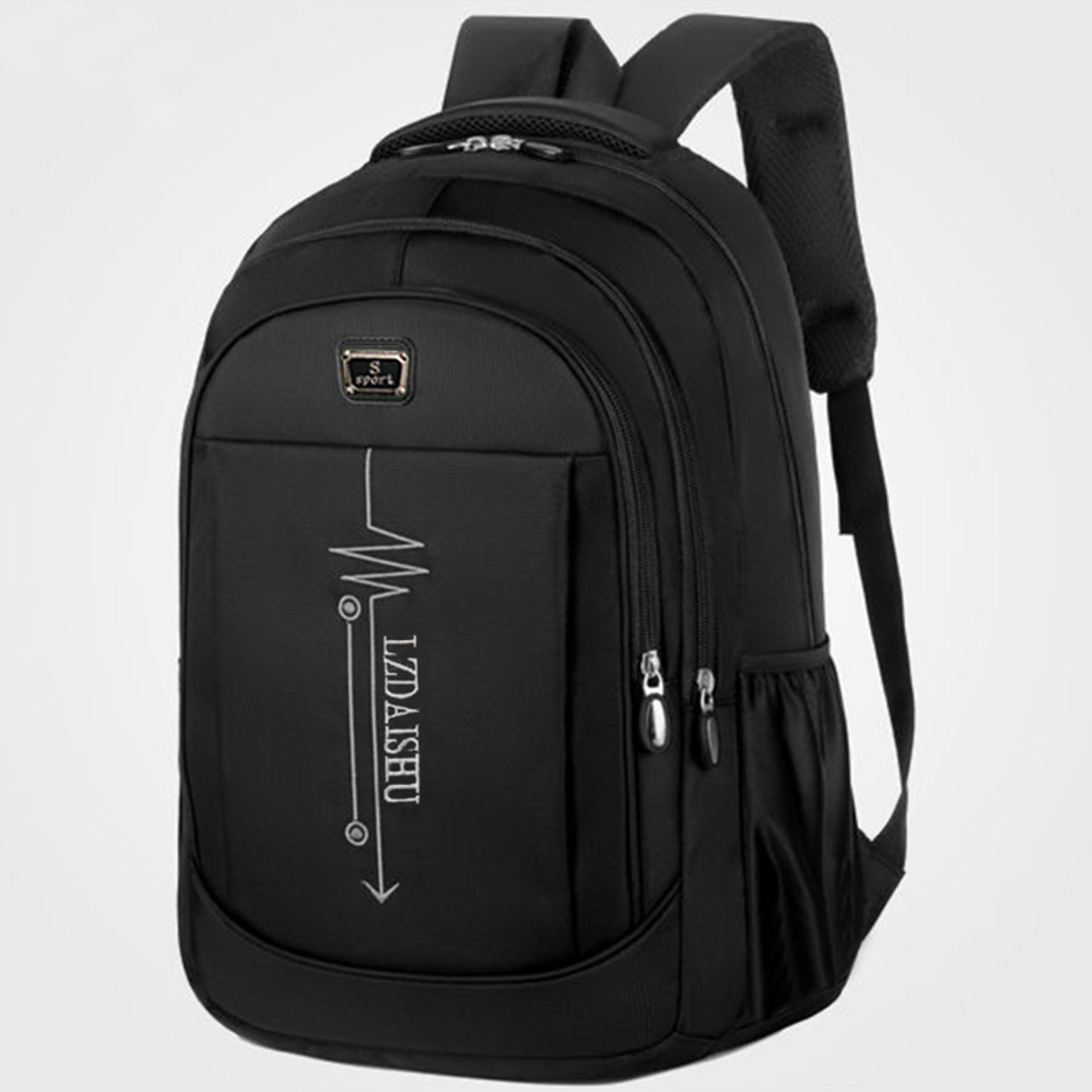 mens business casual backpack large capacity travel bag student laptop schoolbag