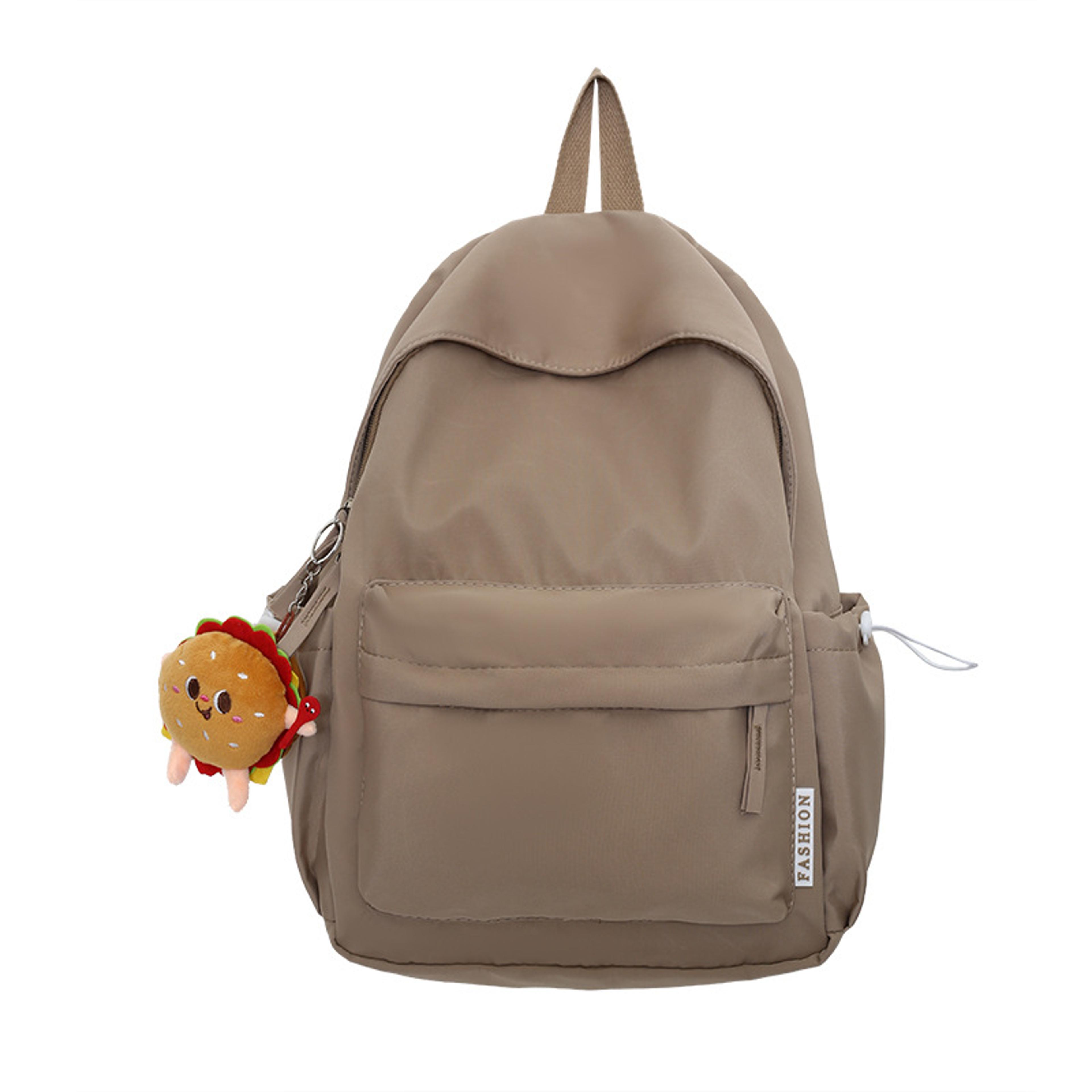 waterproof nylon school backpack for girls laptop travel bookbag