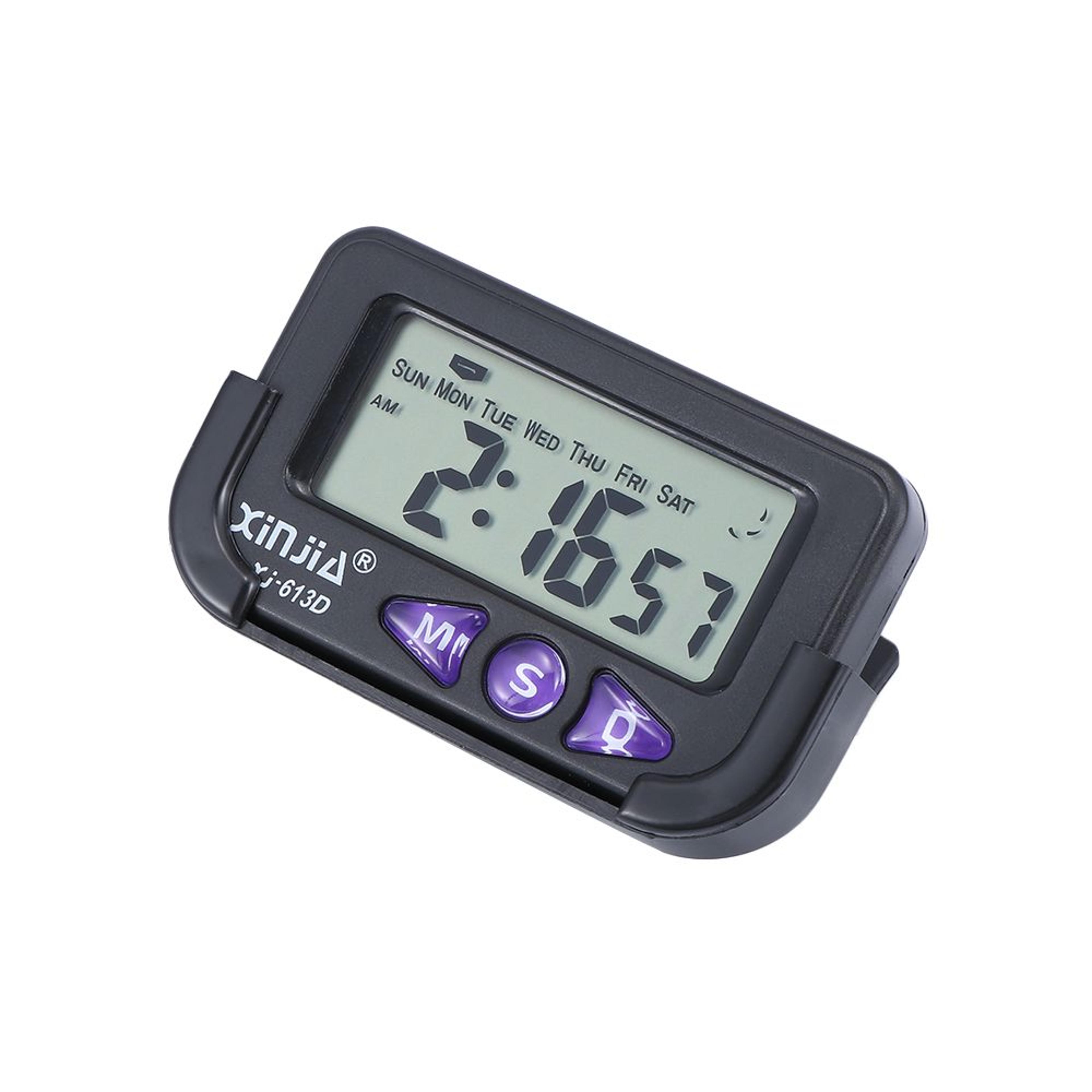 portable pocket digital alarm clock with date time display mini travel clock stopwatch