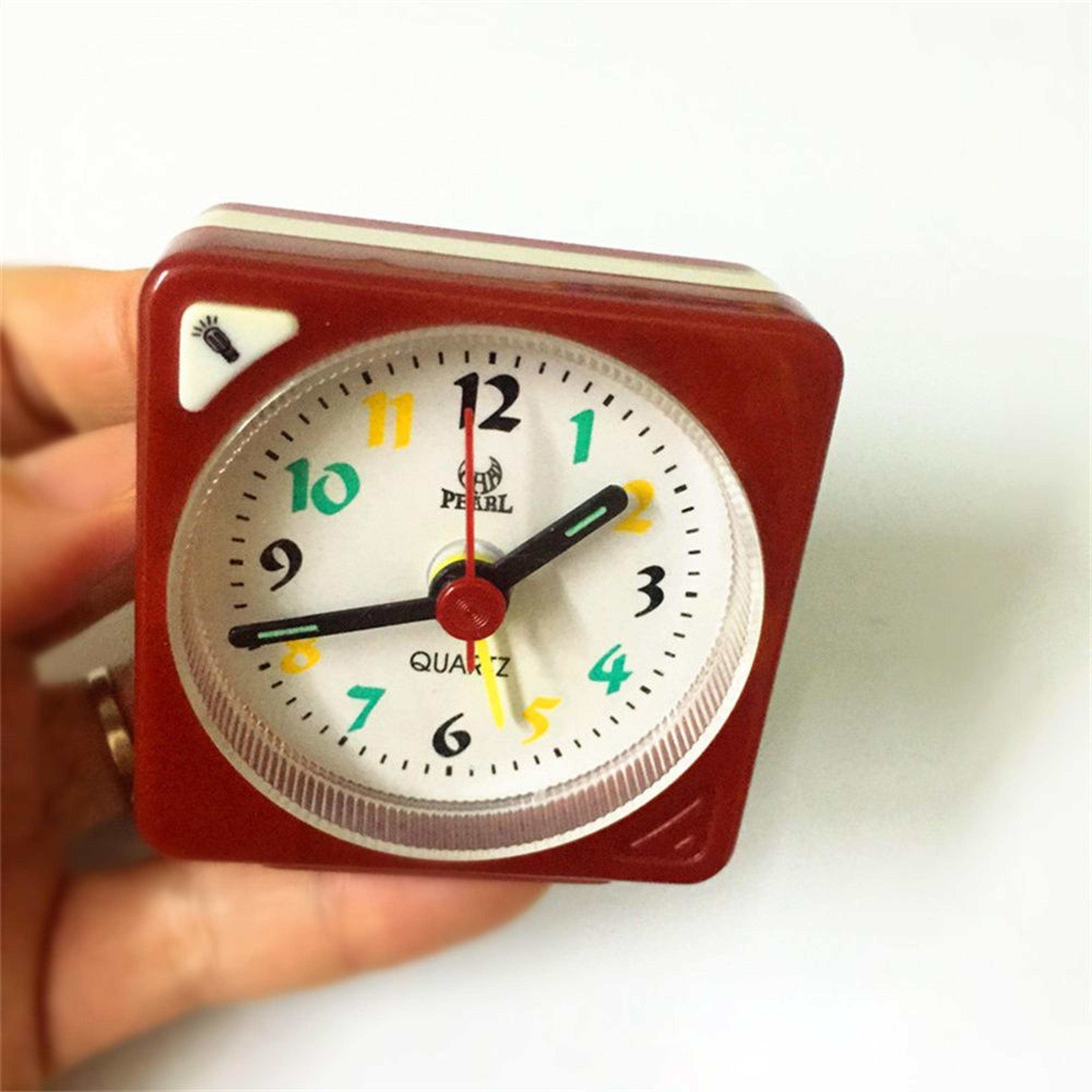 silent no tick battery operated alarm clock bedside number clock home decor