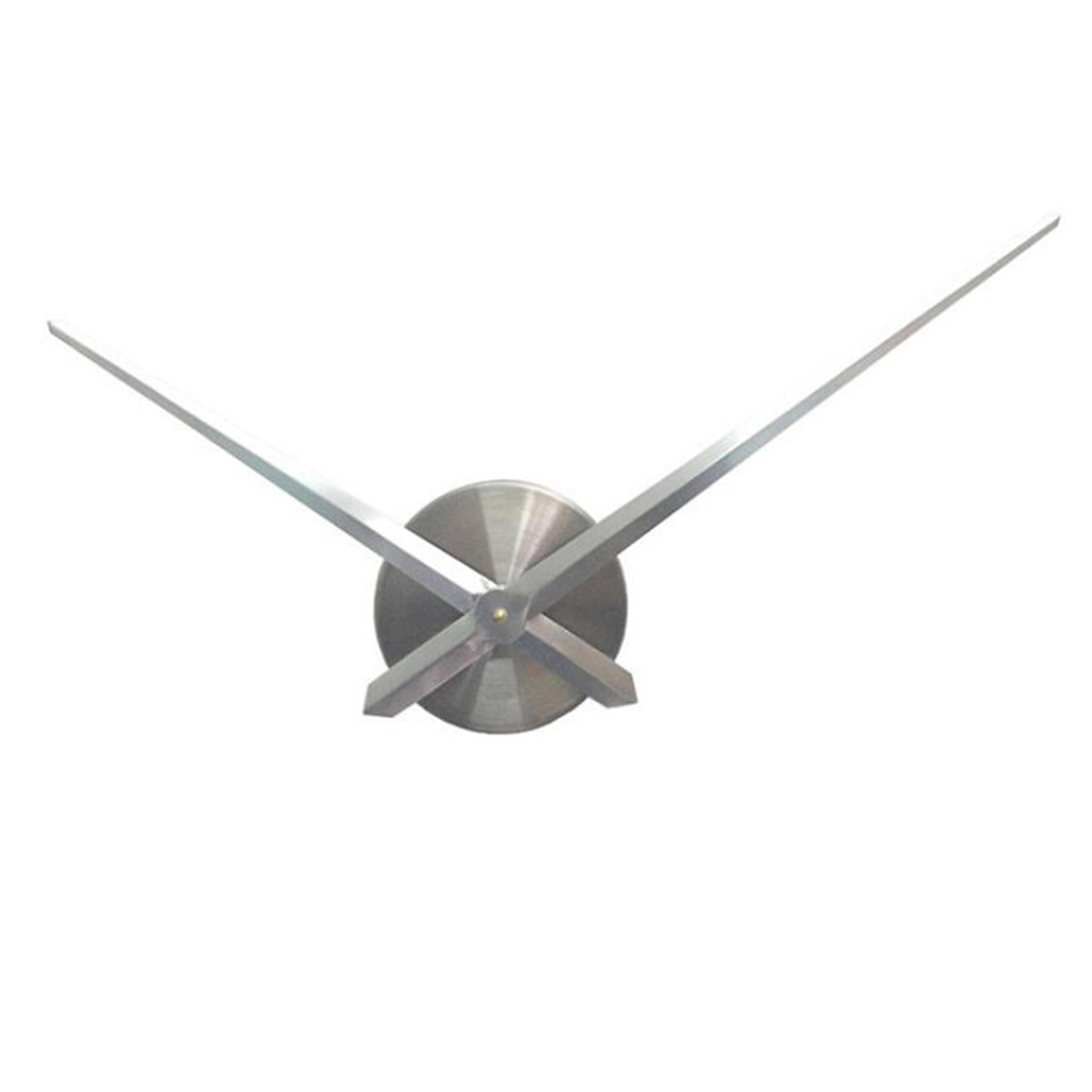diy wall clock kit with quartz clock mechanism and large clock hands for modern 3d wall decor
