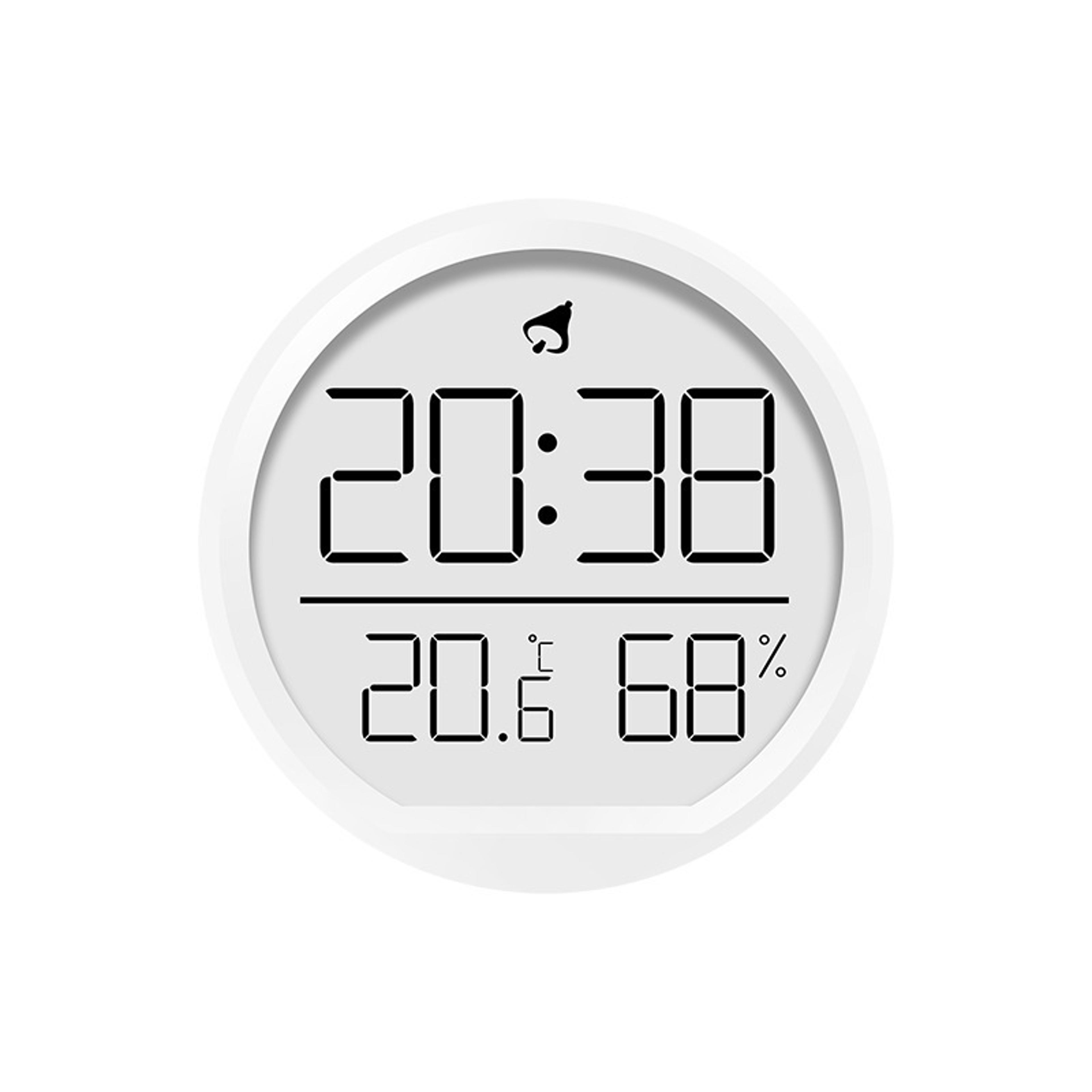 modern digital kitchen clock with magnetic wall mount timer temperature humidity display