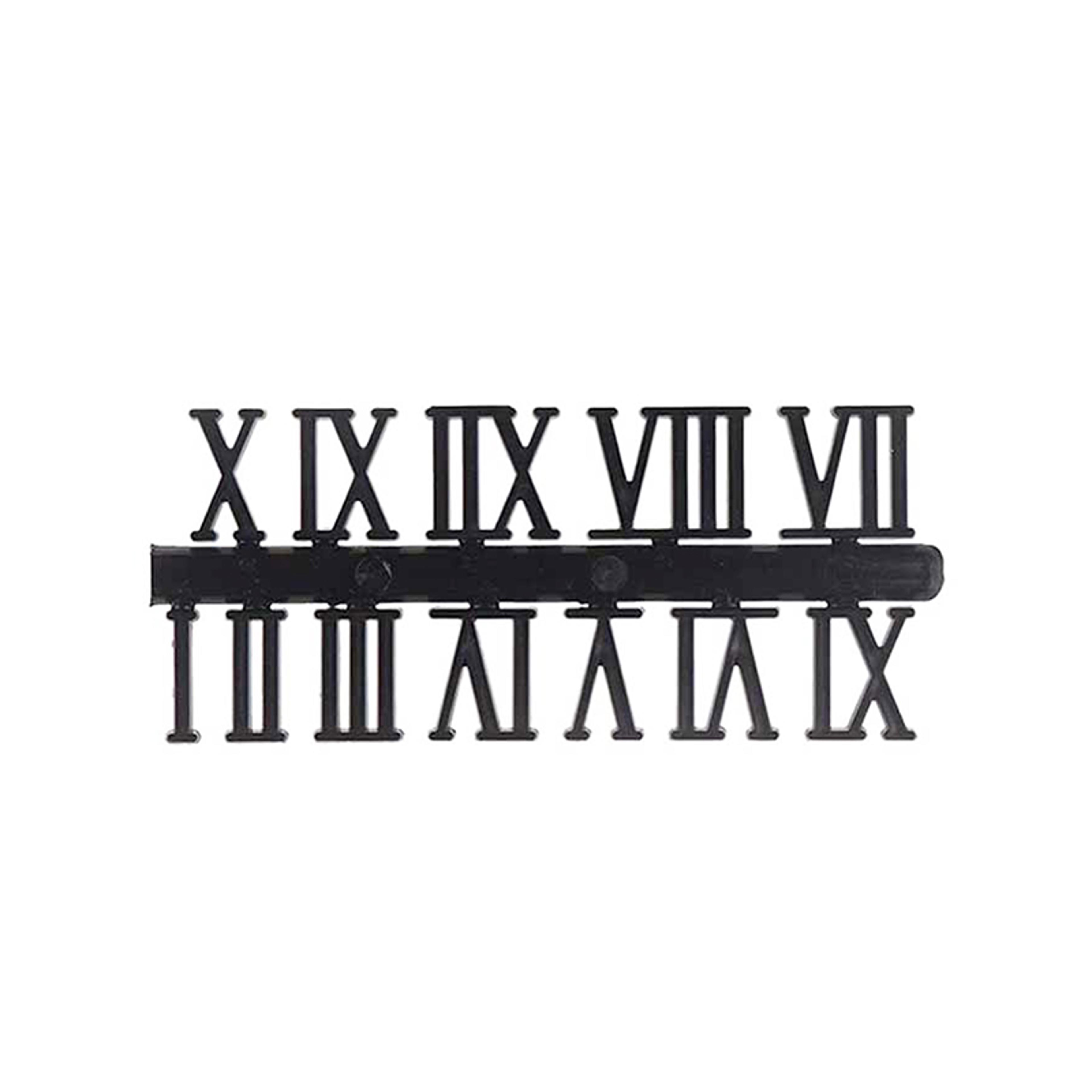 diy wall clock sticker kit with silent quartz movement modern wall clock arabic and roman numerals