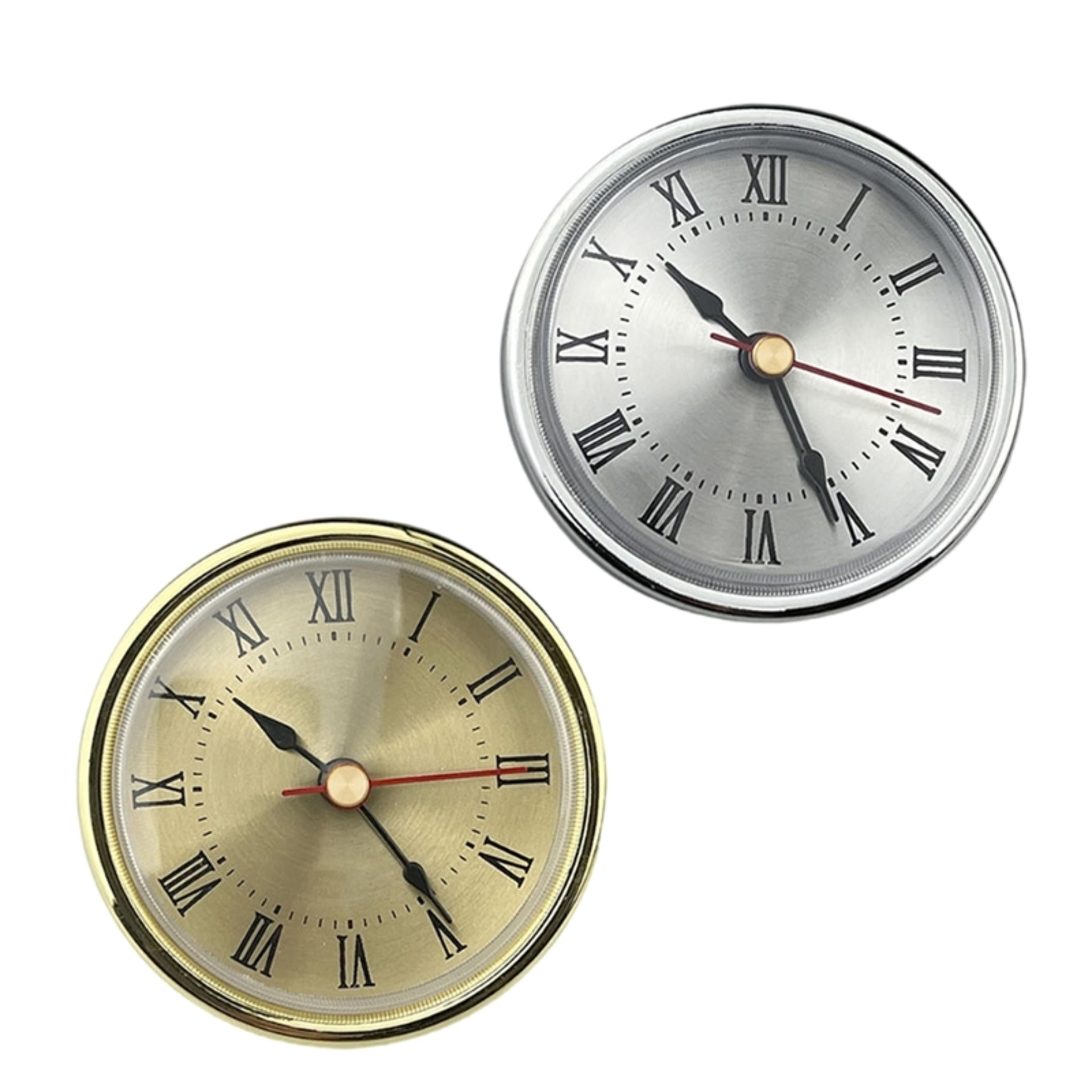 round clock insert with roman numerals gold silver clock replacement insert for diy clock projects
