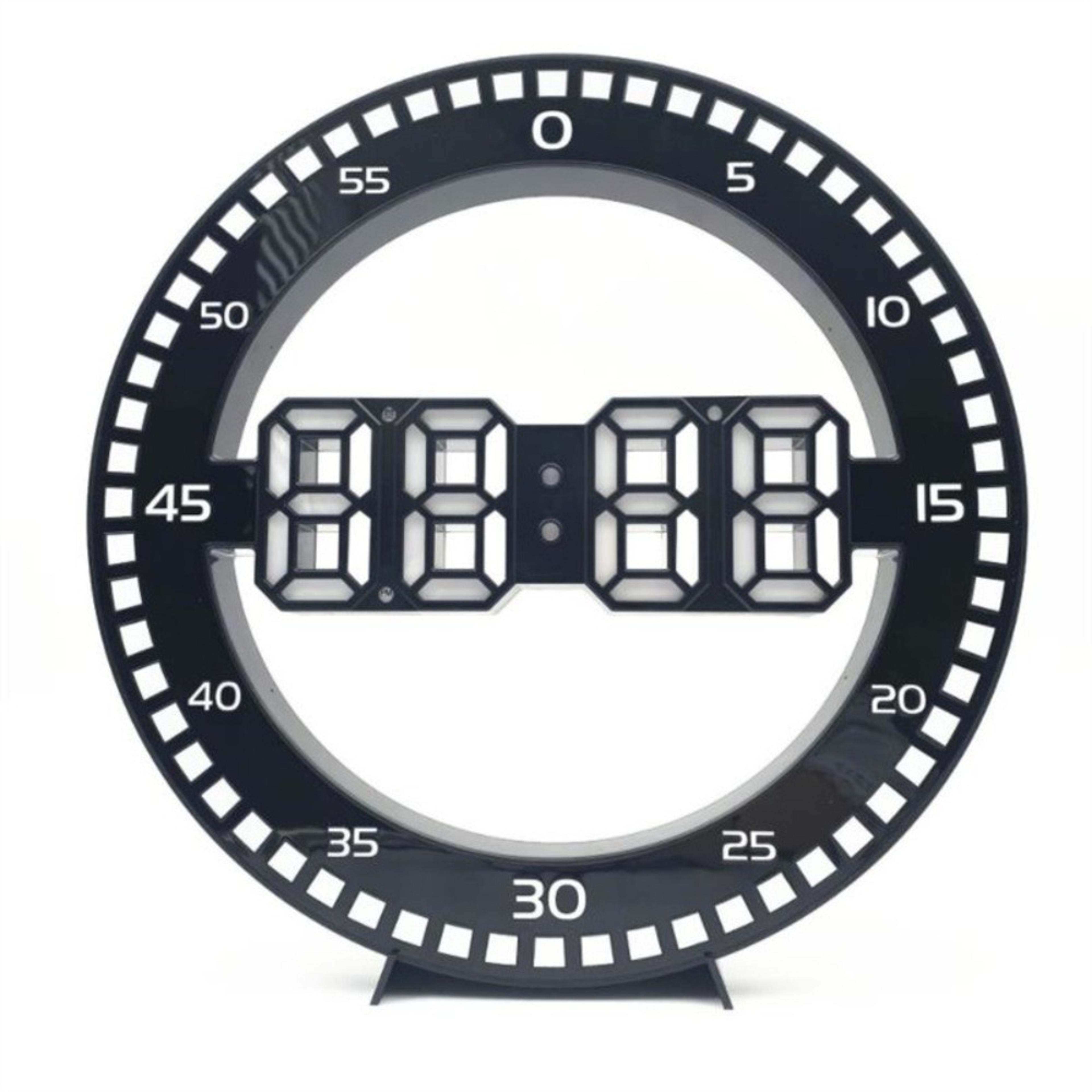 modern led digital wall clock portable silent electronic wall mounted clock with luminous display