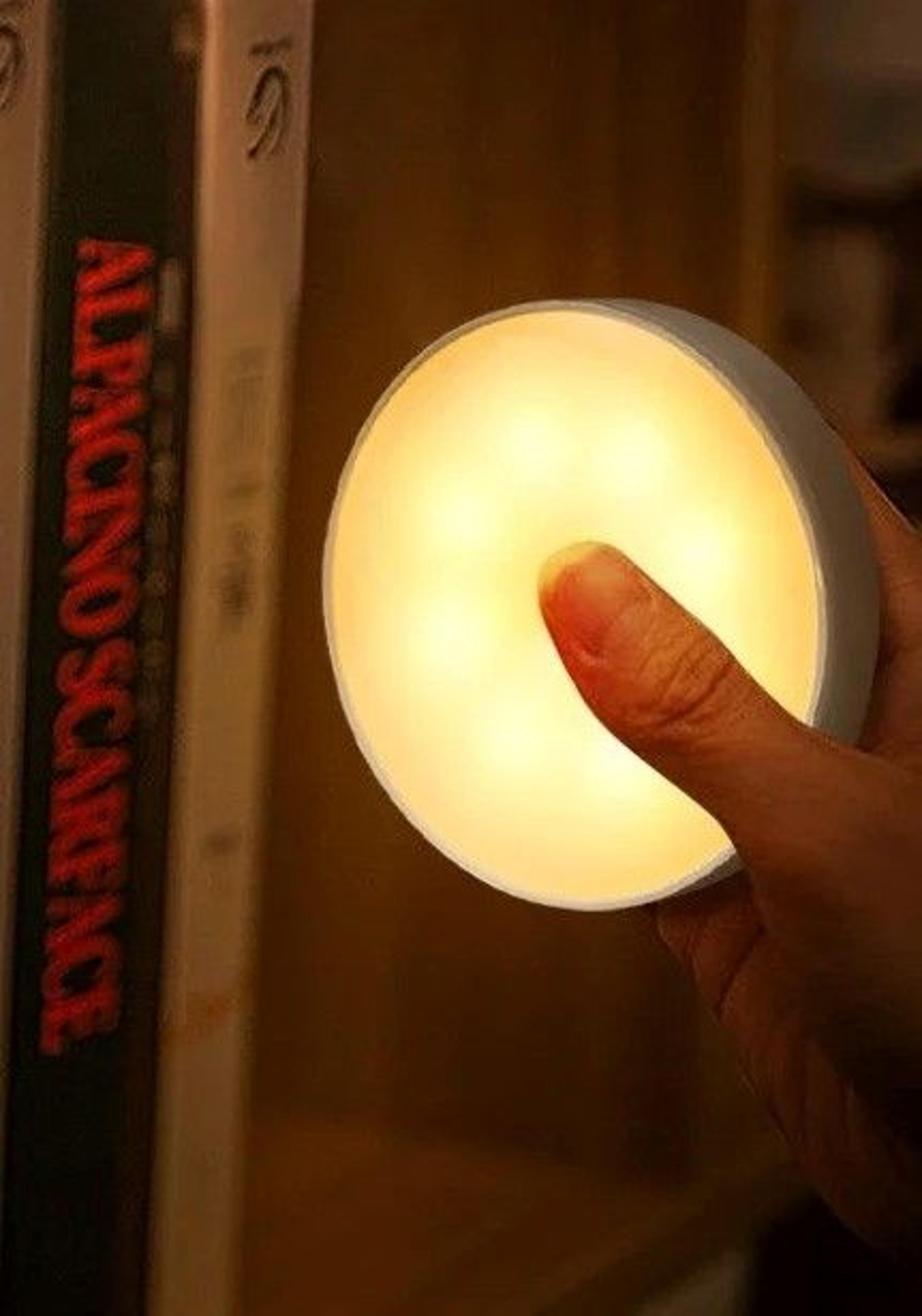 rechargeable motion sensor led night light for bedroom kitchen cabinet and wall decor