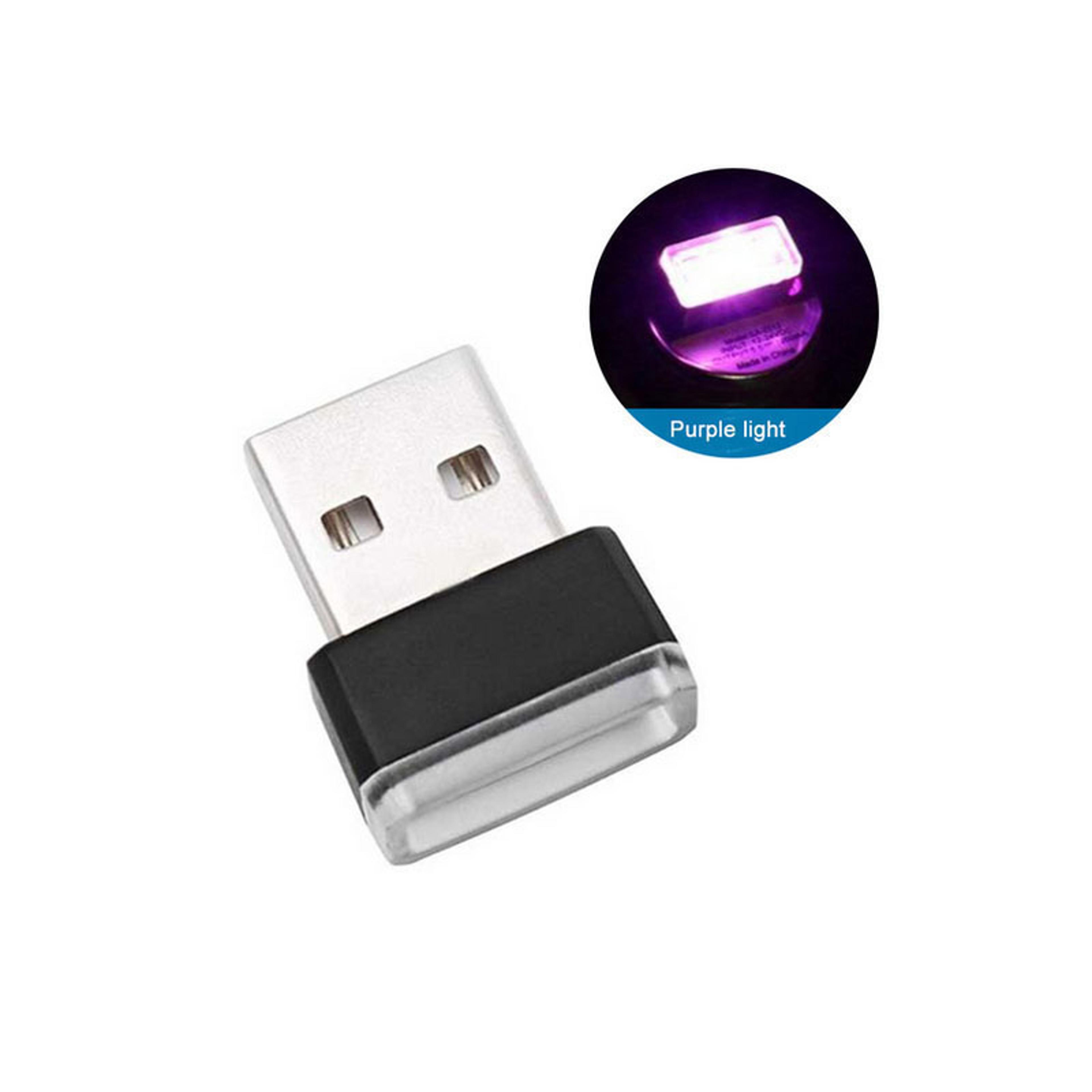 mini usb led night light car ambient lamp for interior decor