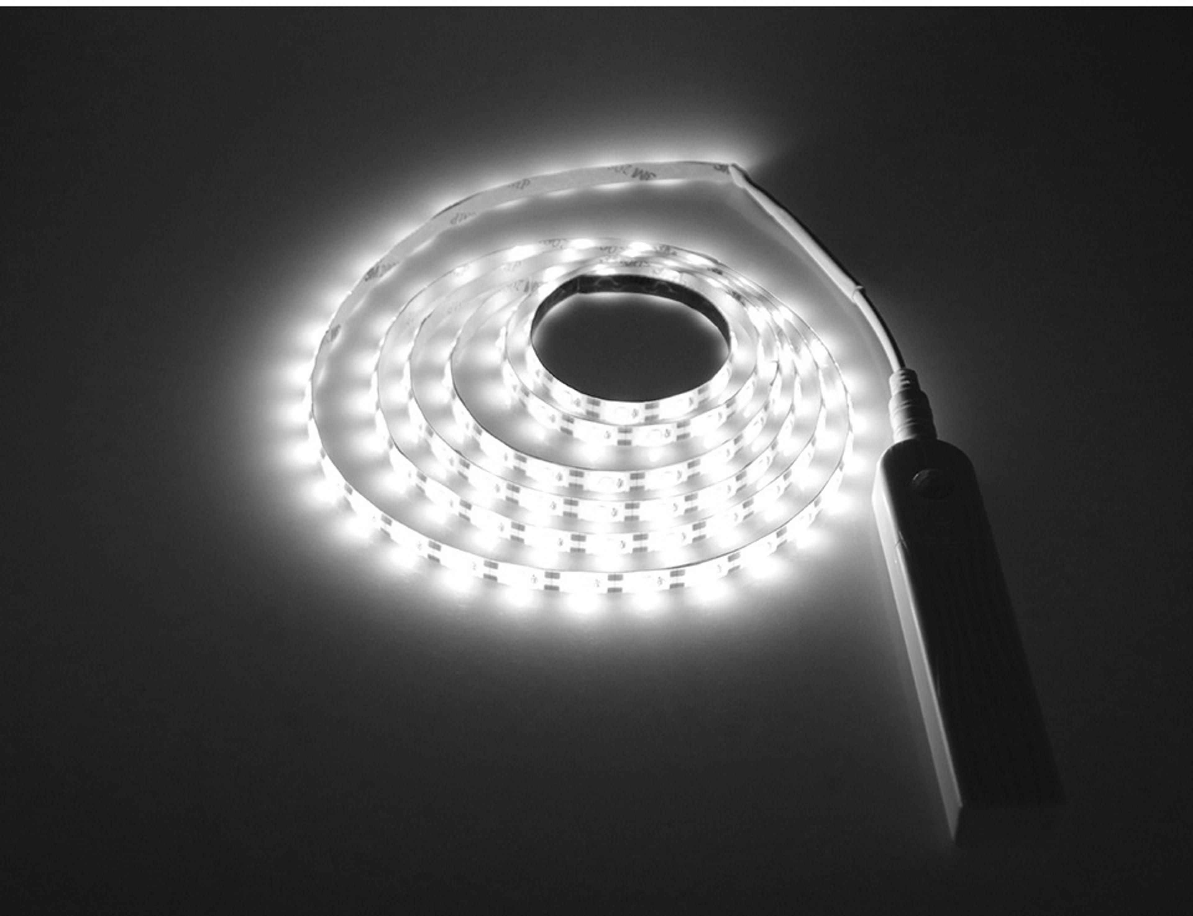 motion sensor led strip light battery powered night light