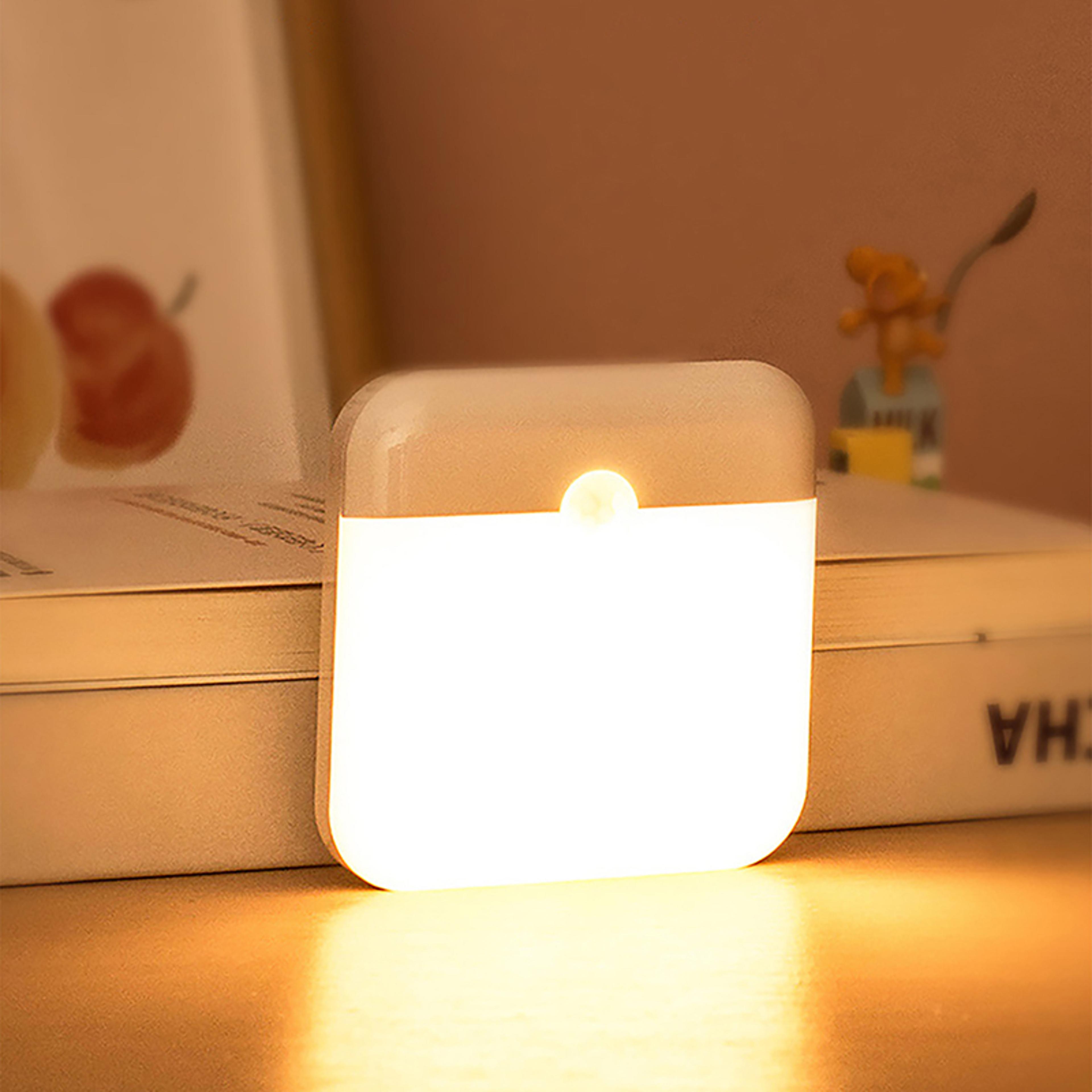 motion sensor light usb rechargeable closet light wireless led night lamp