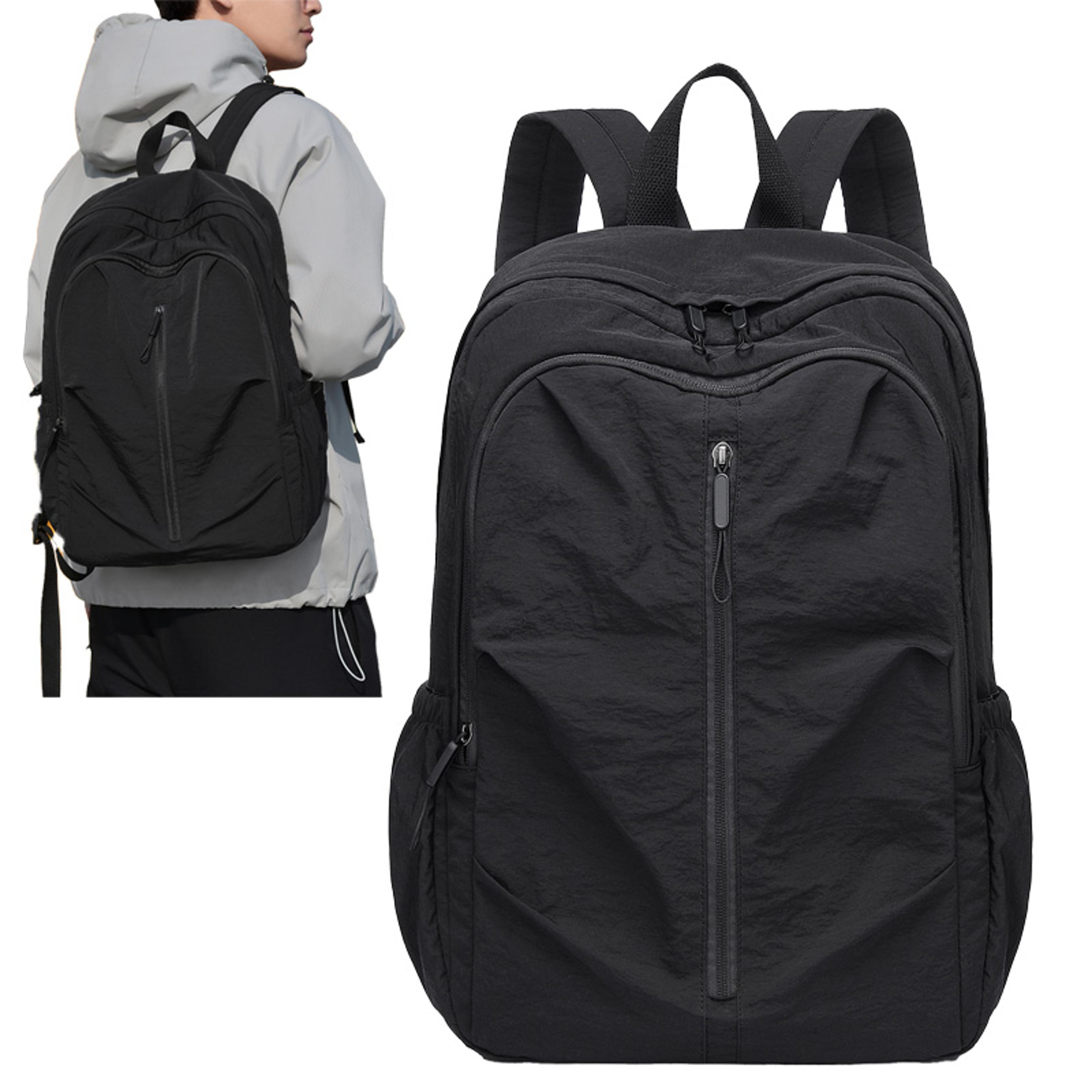 large capacity water resistant laptop backpack for travel commute and daily use