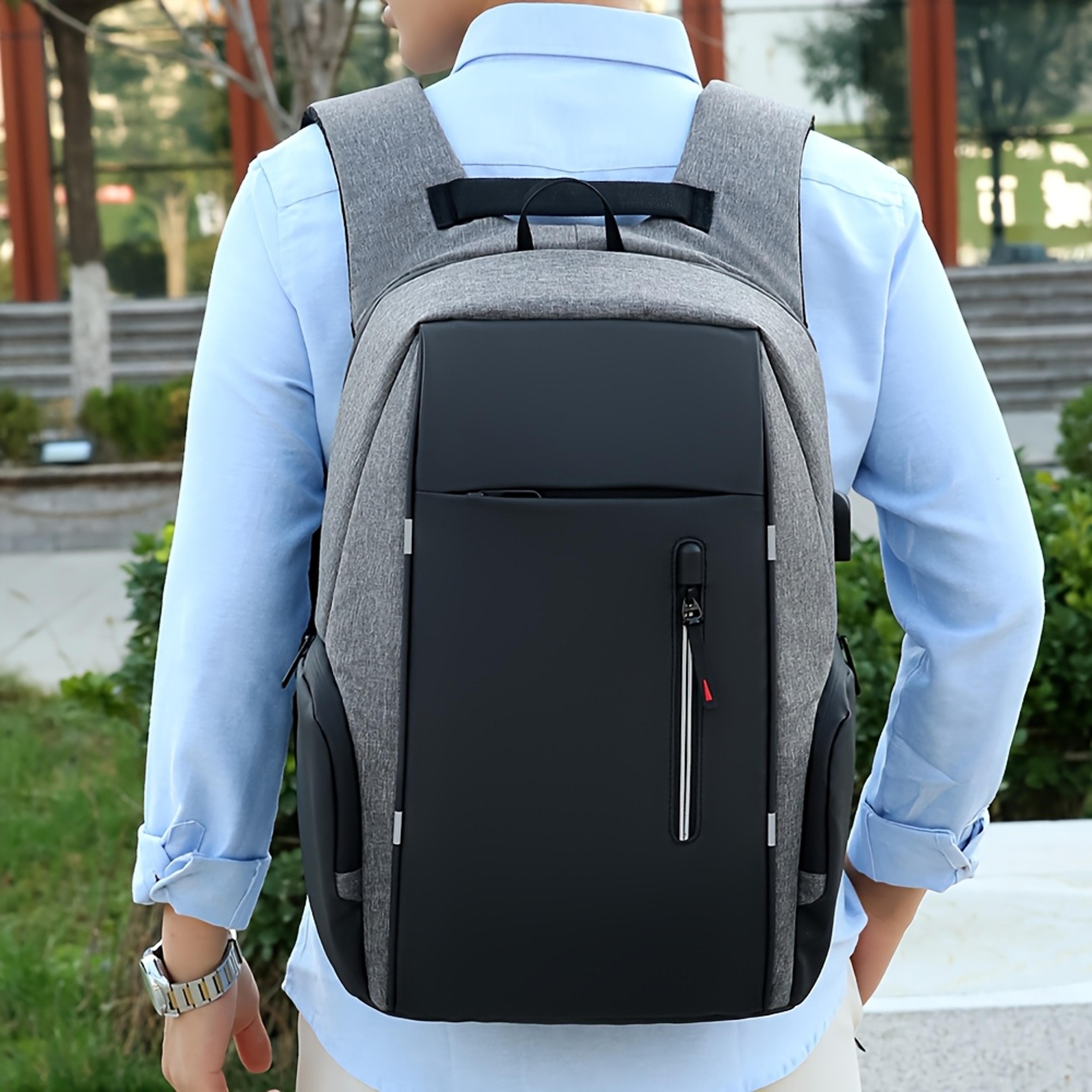 anti theft laptop backpack large capacity usb business travel bag
