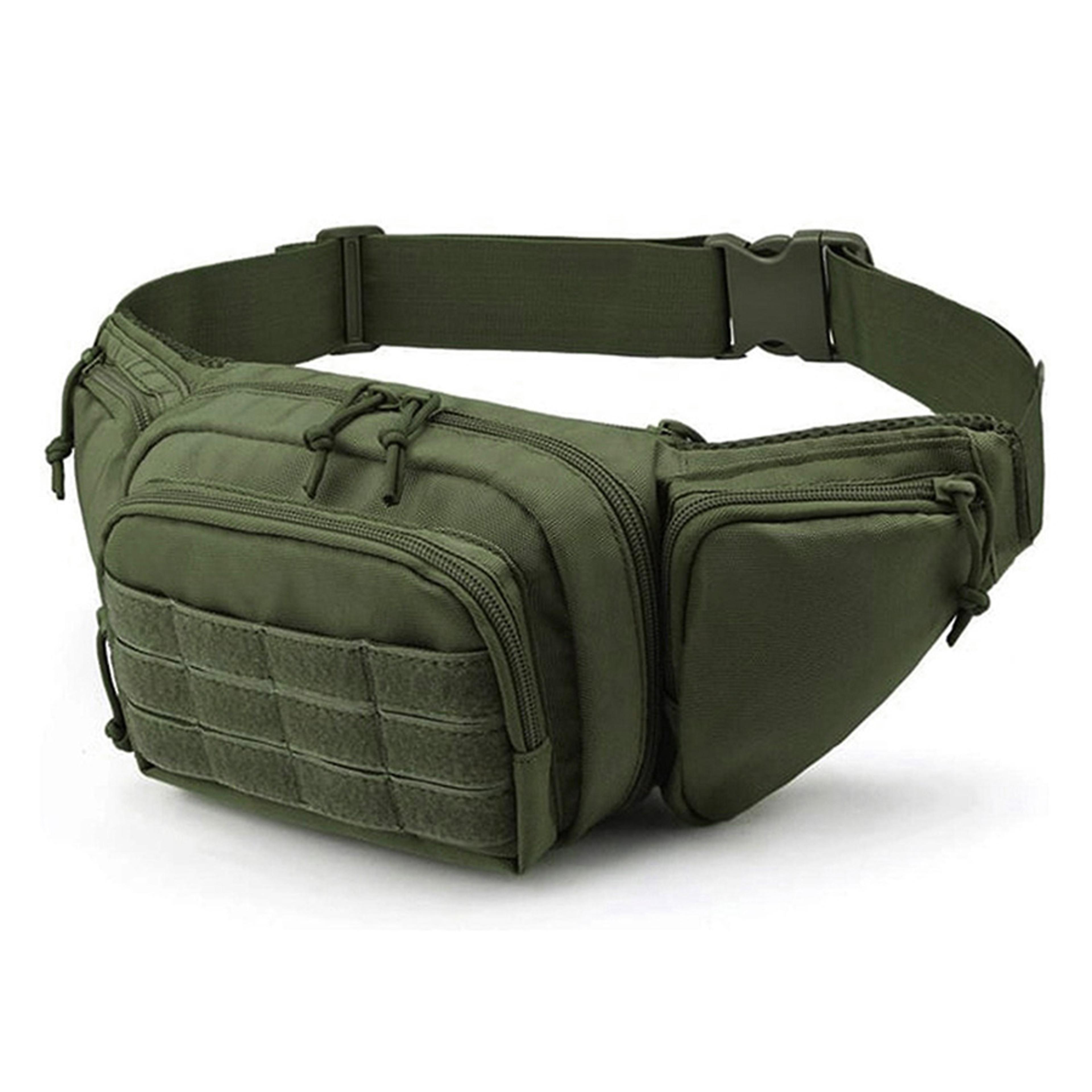 outdoor running waist bag multi pocket sports waist pack for hiking cycling travel