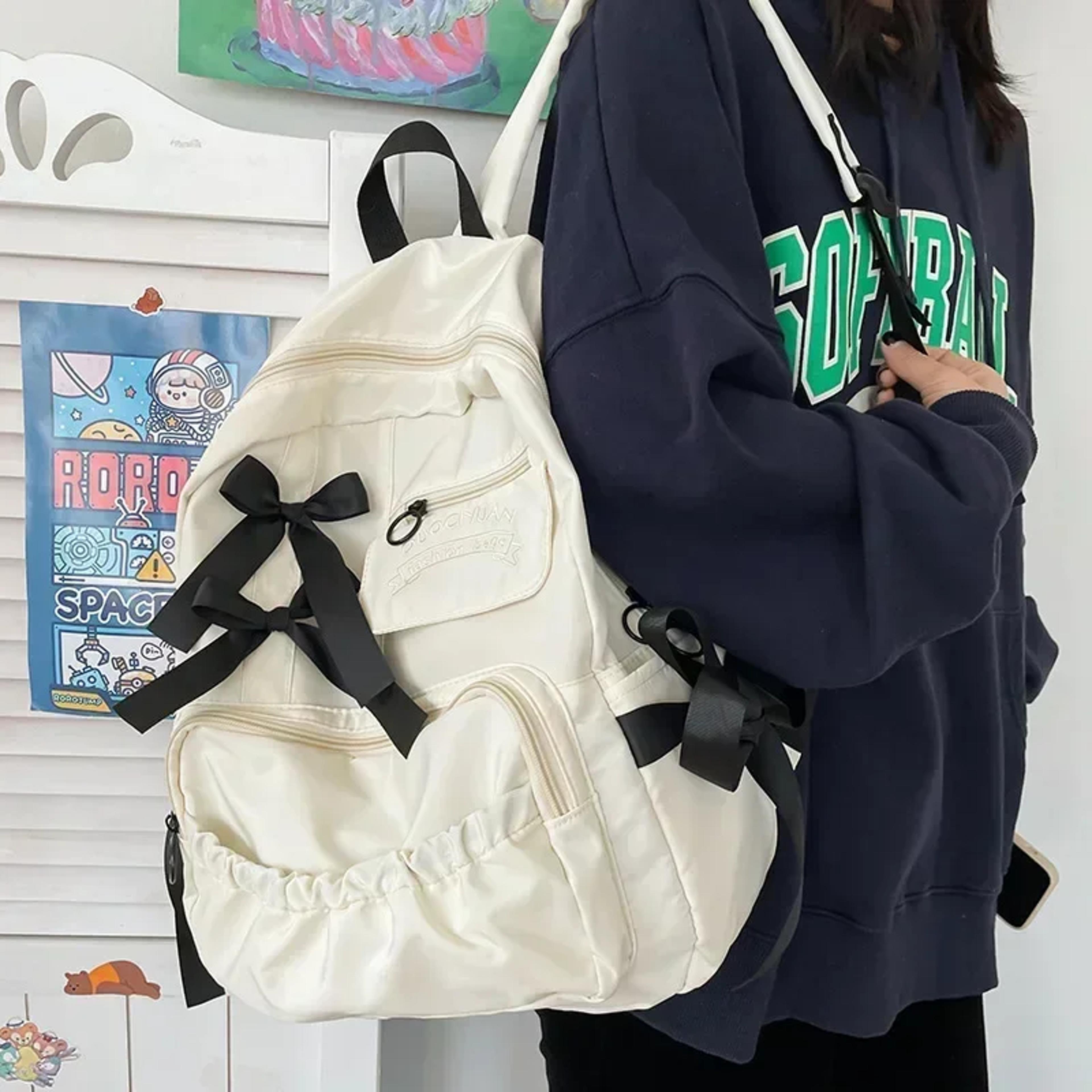 fashion canvas backpack for women anti theft school bag casual daypack