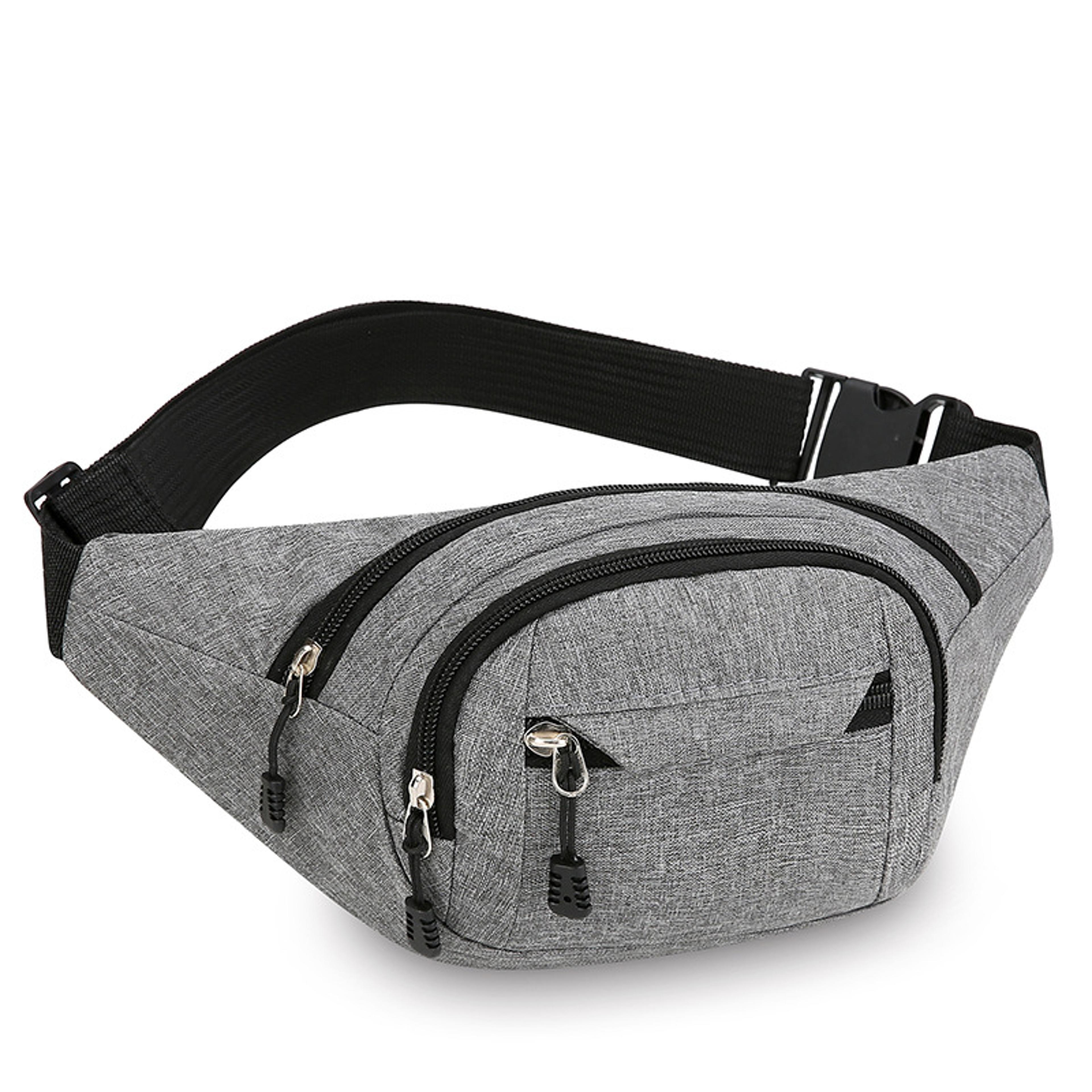 adjustable multi pocket shoulder strap bag outdoor travel waist pack