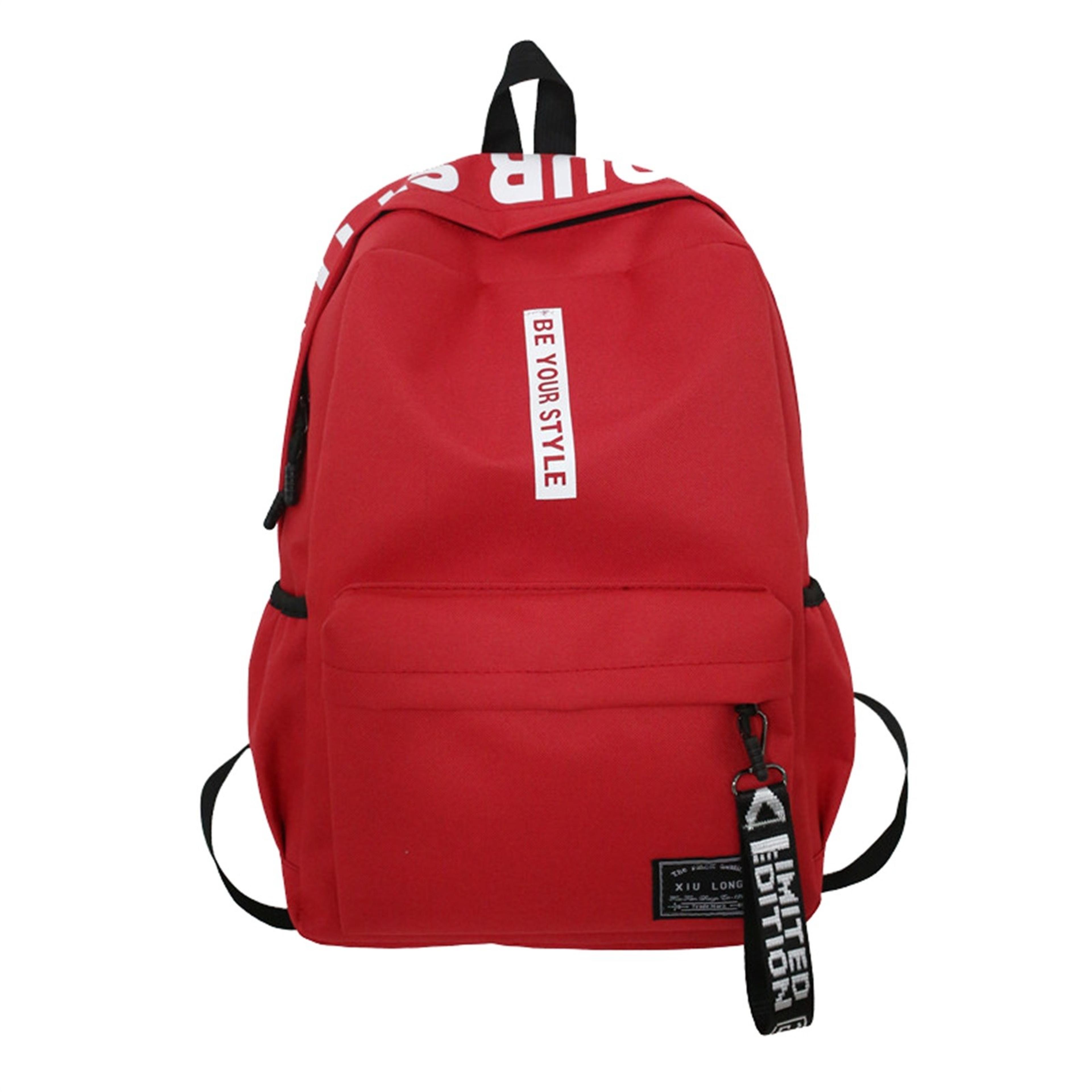 lightweight student backpack casual school bag with custom logo design