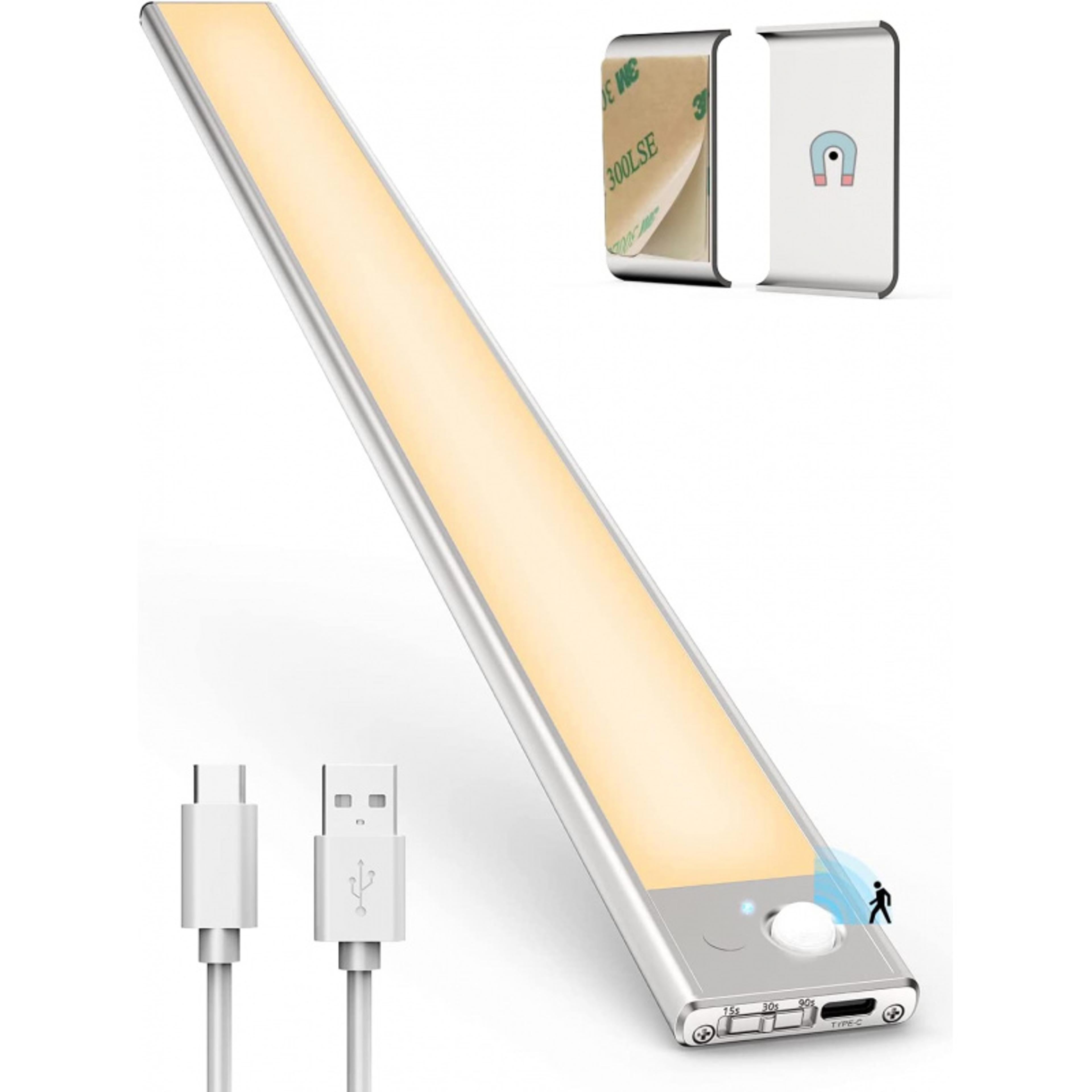 rechargeable led under cabinet motion sensor light bar with adjustable brightness