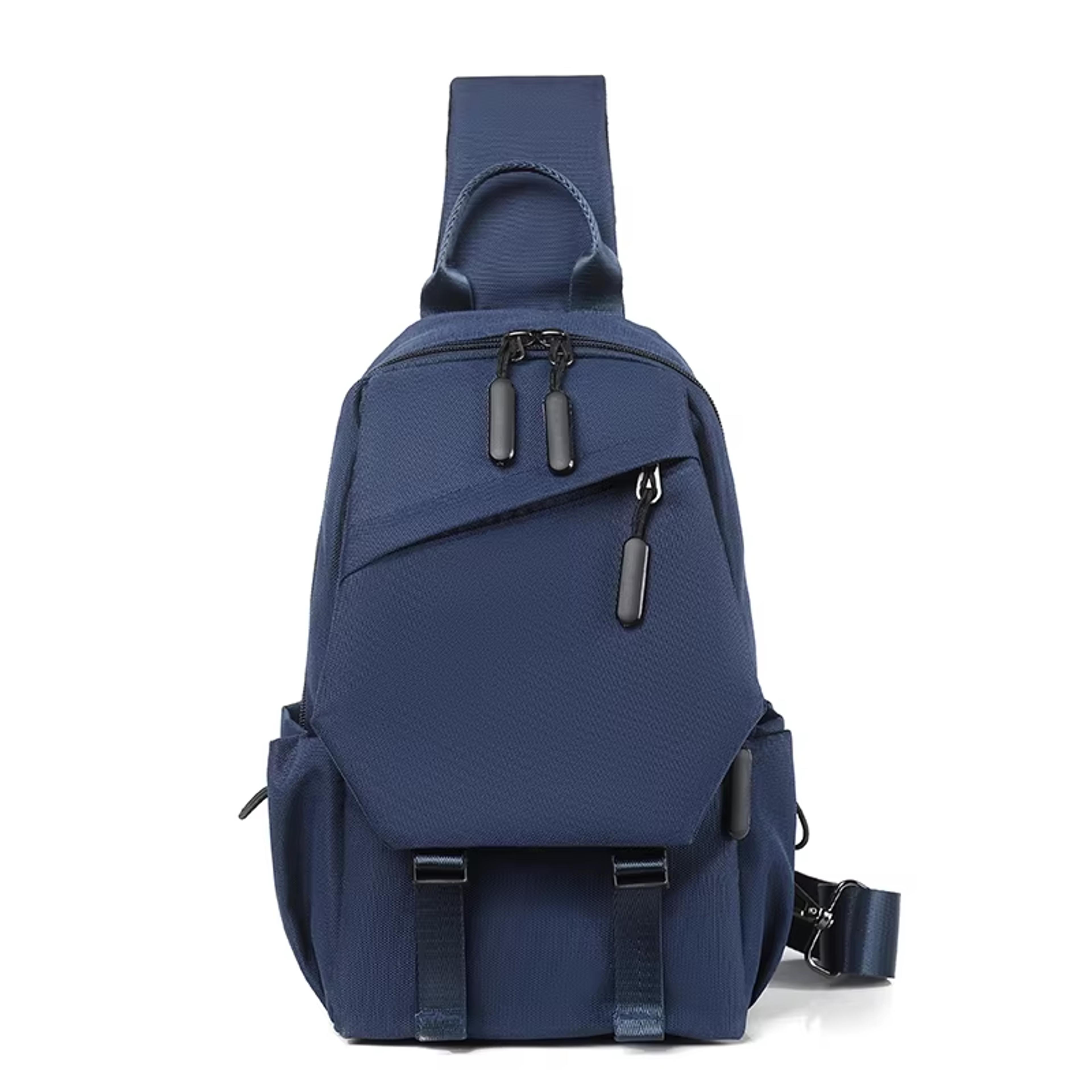 men chest bag casual crossbody shoulder bag for travel and street style