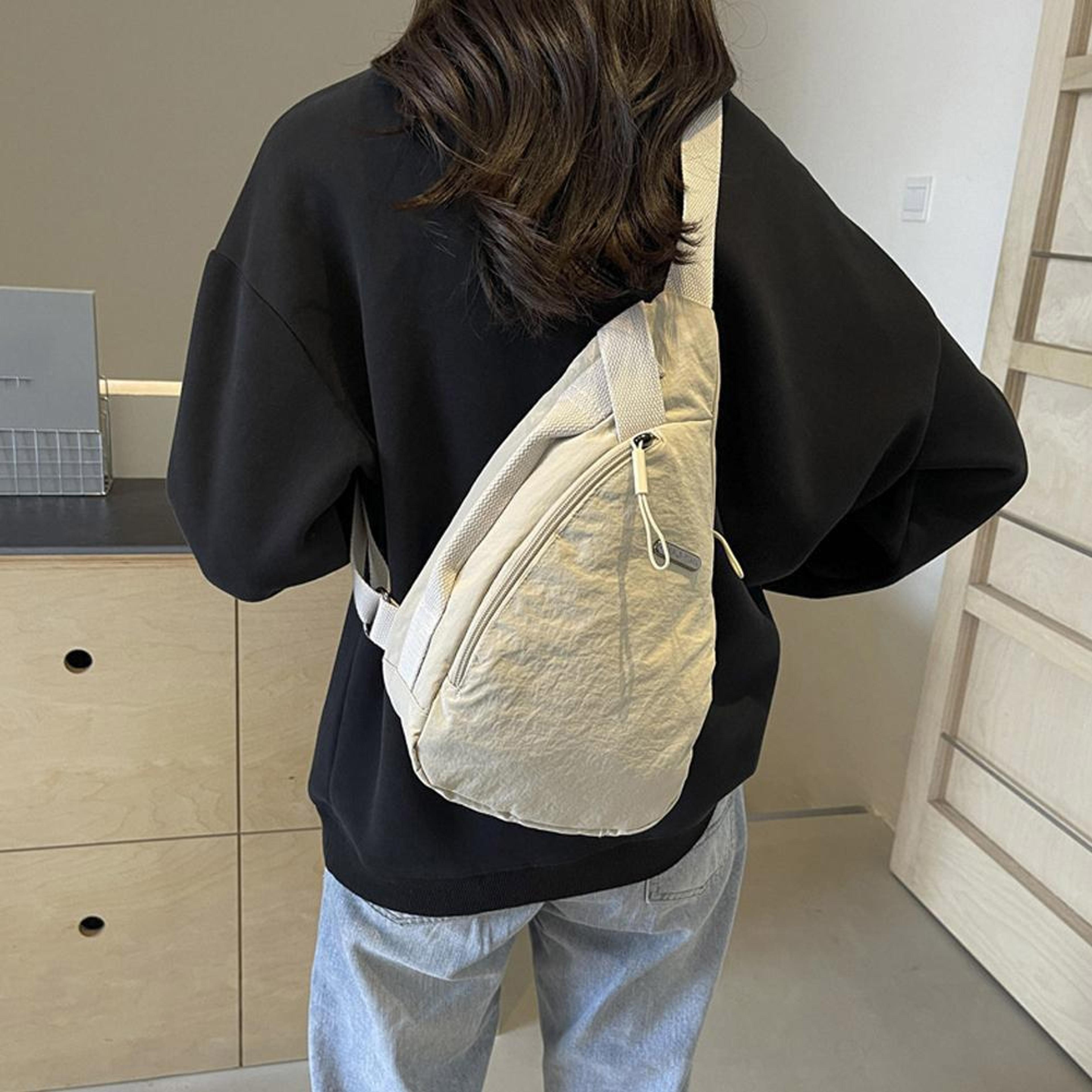 large capacity sports crossbody bag for cycling travel and daily carry